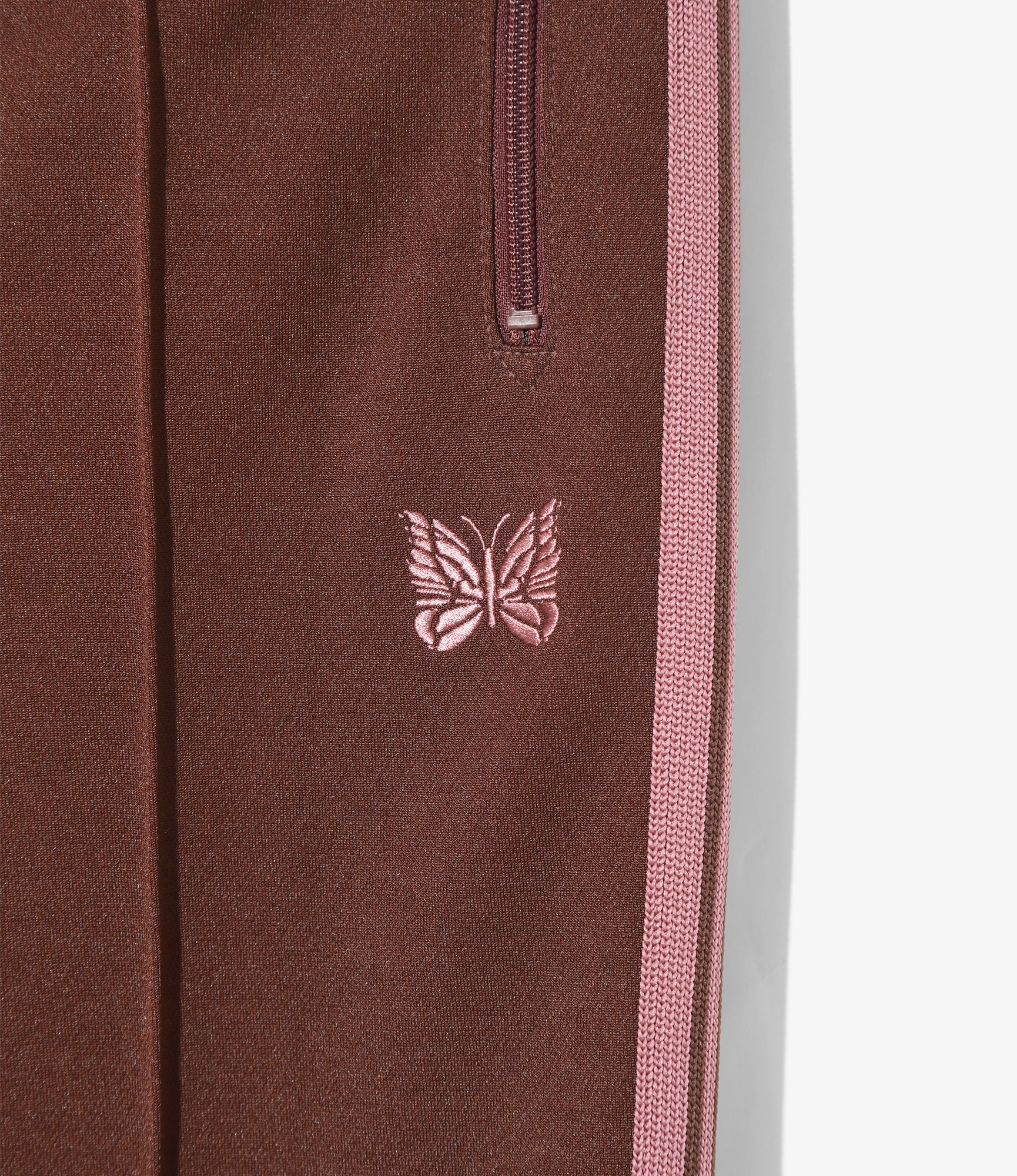 Women's Track Pant - Brown - Poly Smooth
