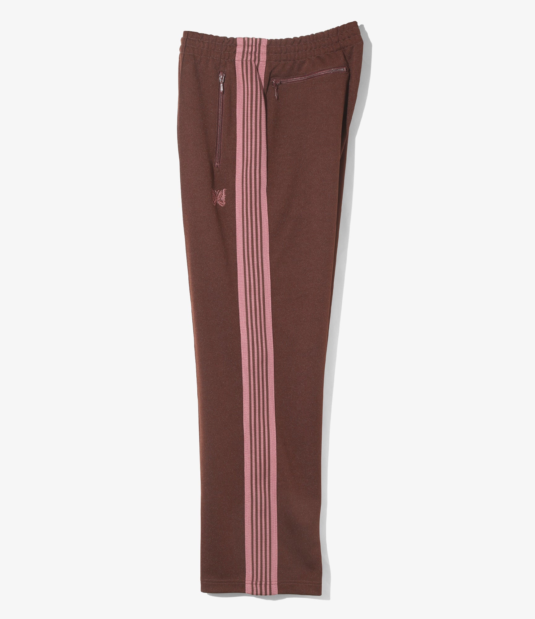 Women's Track Pant - Brown - Poly Smooth