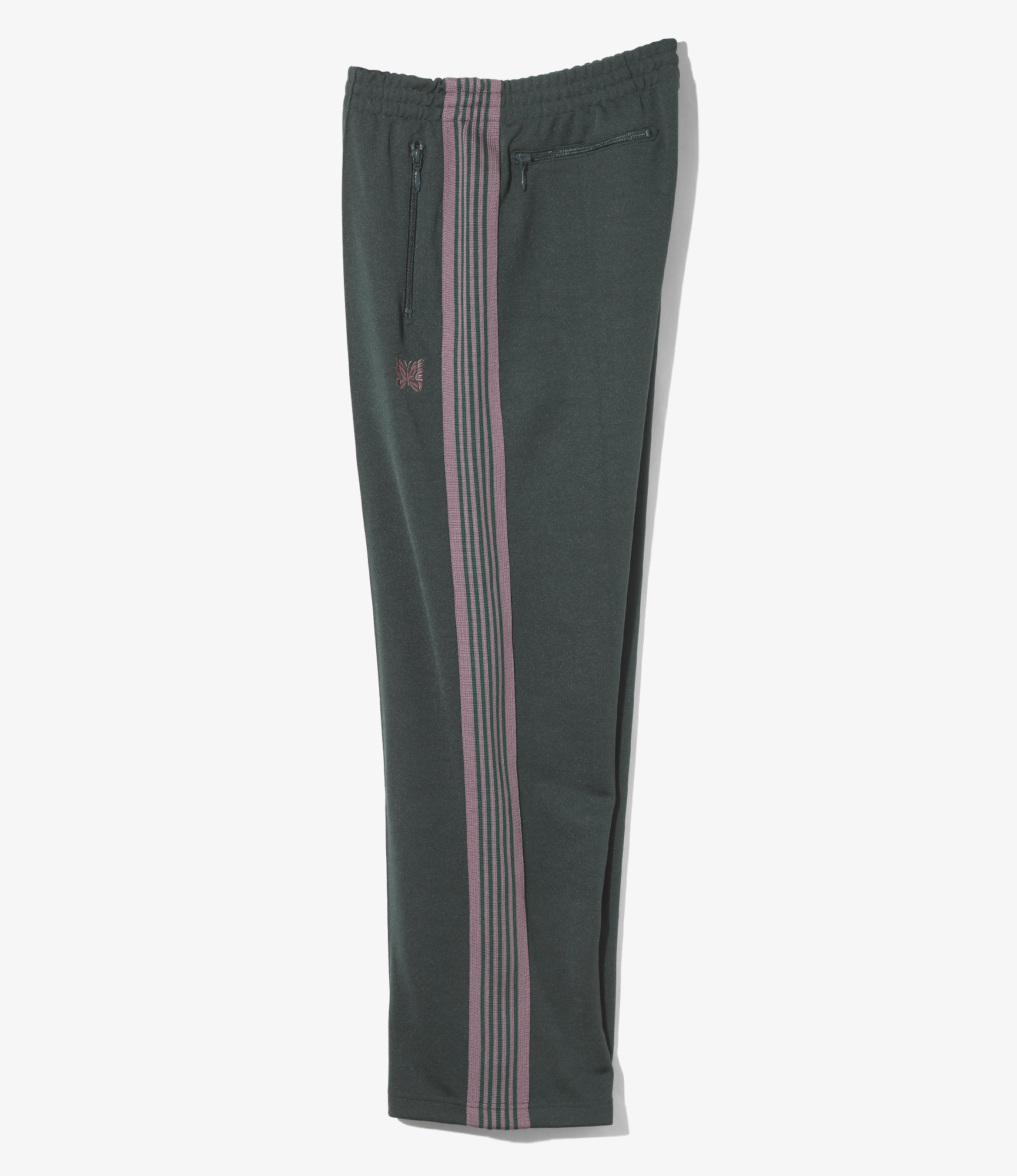 Women's Track Pant - Green - Poly Smooth