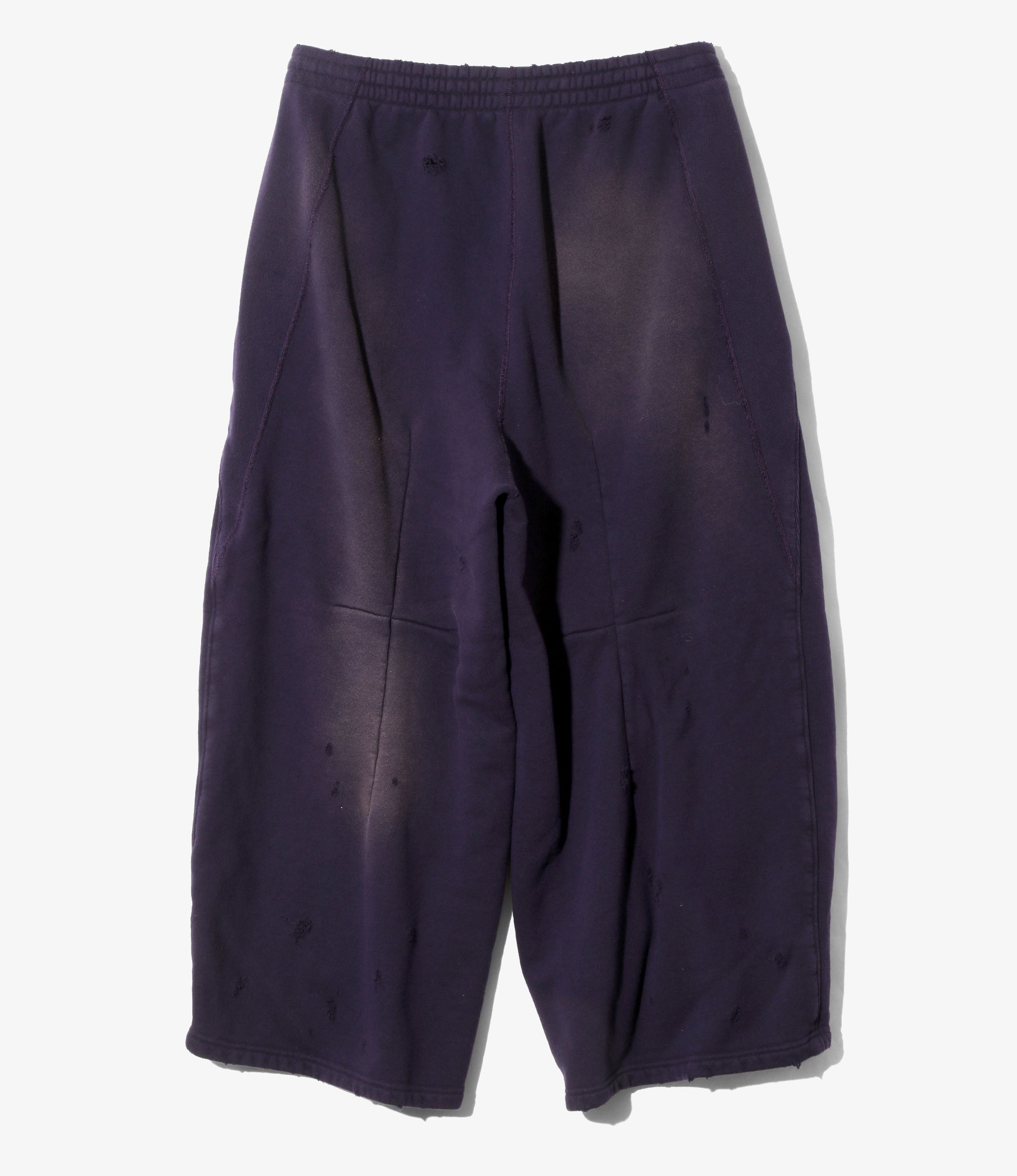 Deconstructed H.D. Sweat Pant - Purple - Cotton French Terry