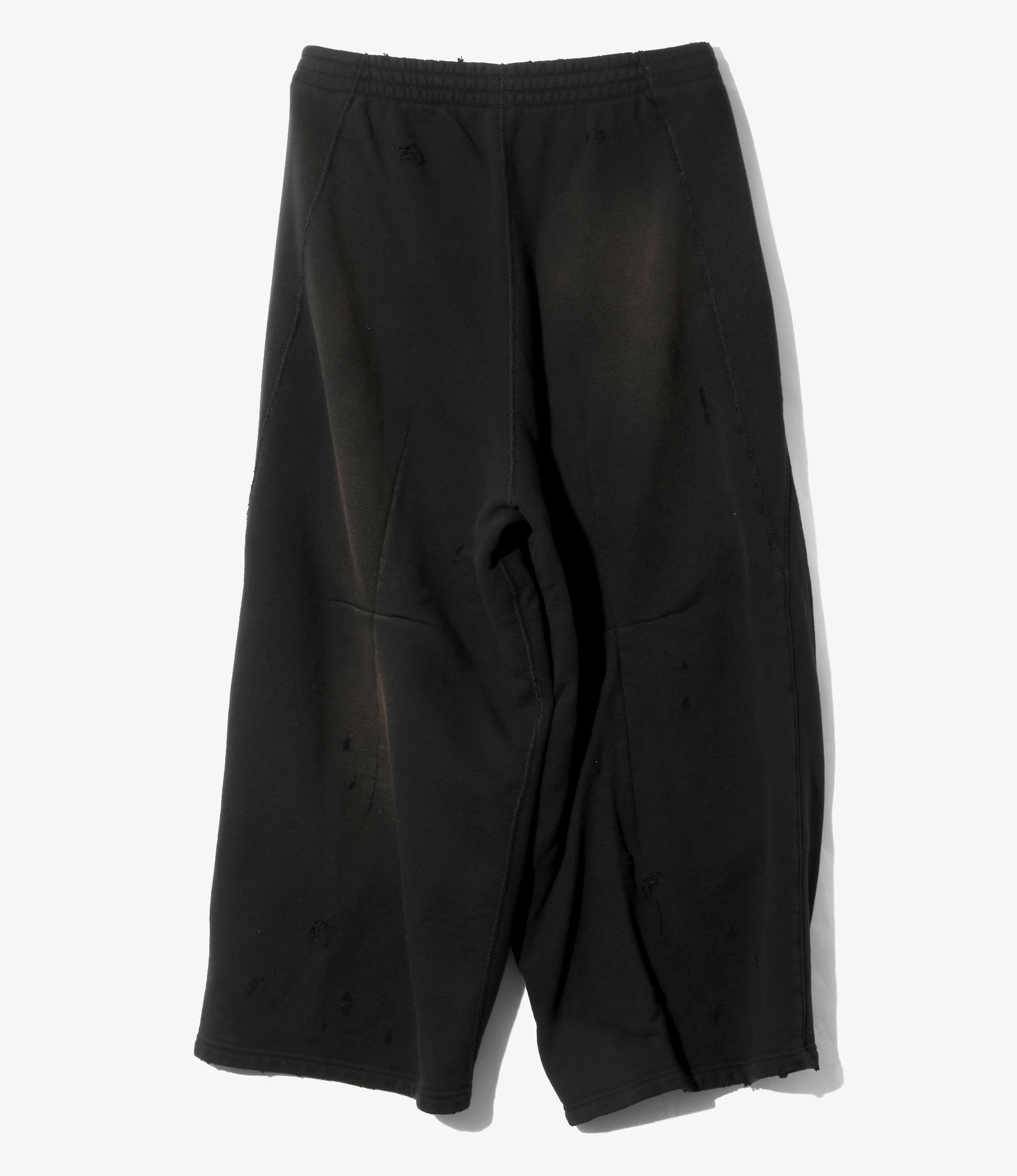 Deconstructed H.D. Sweat Pant - Black - Cotton French Terry