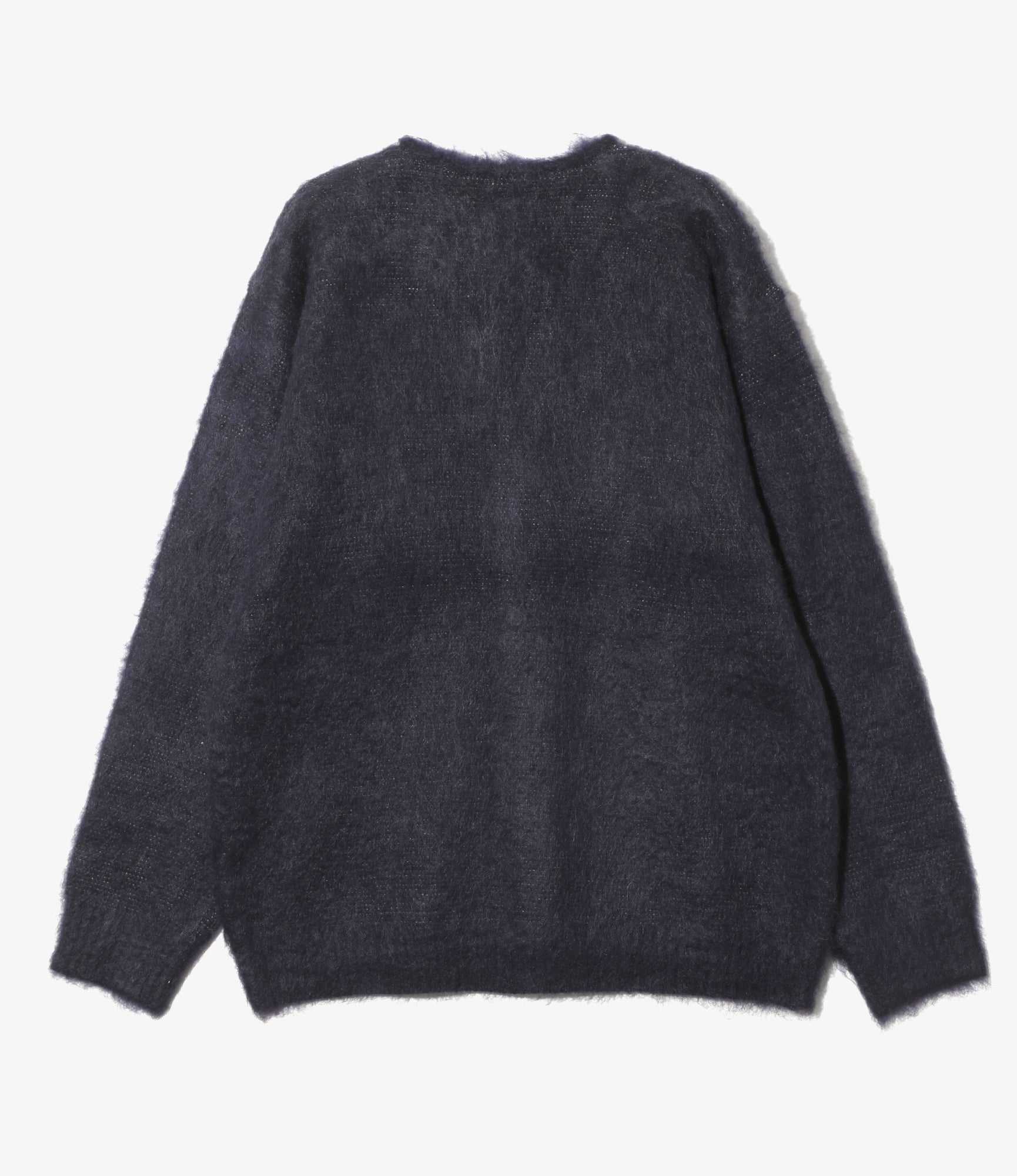 Mohair Cardigan - Navy - Emblem