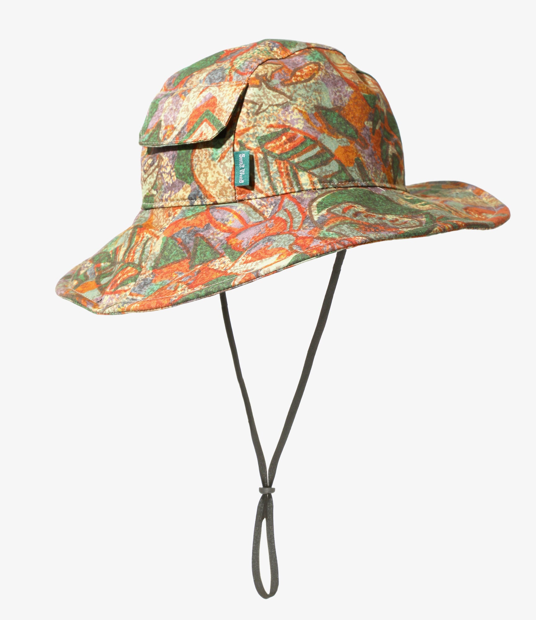 Long Brim Hat - EZO Forest - Cotton Ripstop / 3Layer