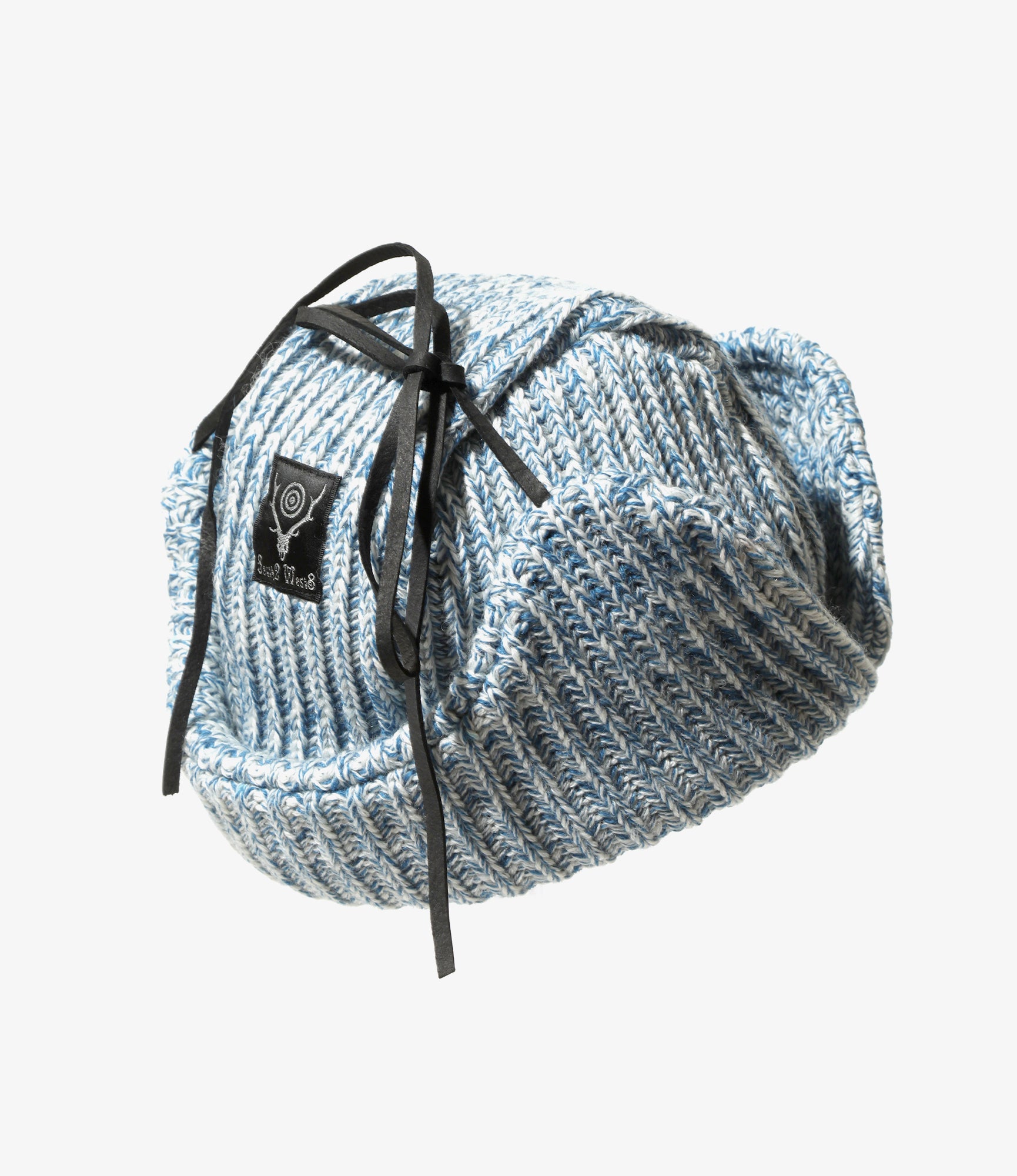 Bomber Cap - Blue - W/A Knit
