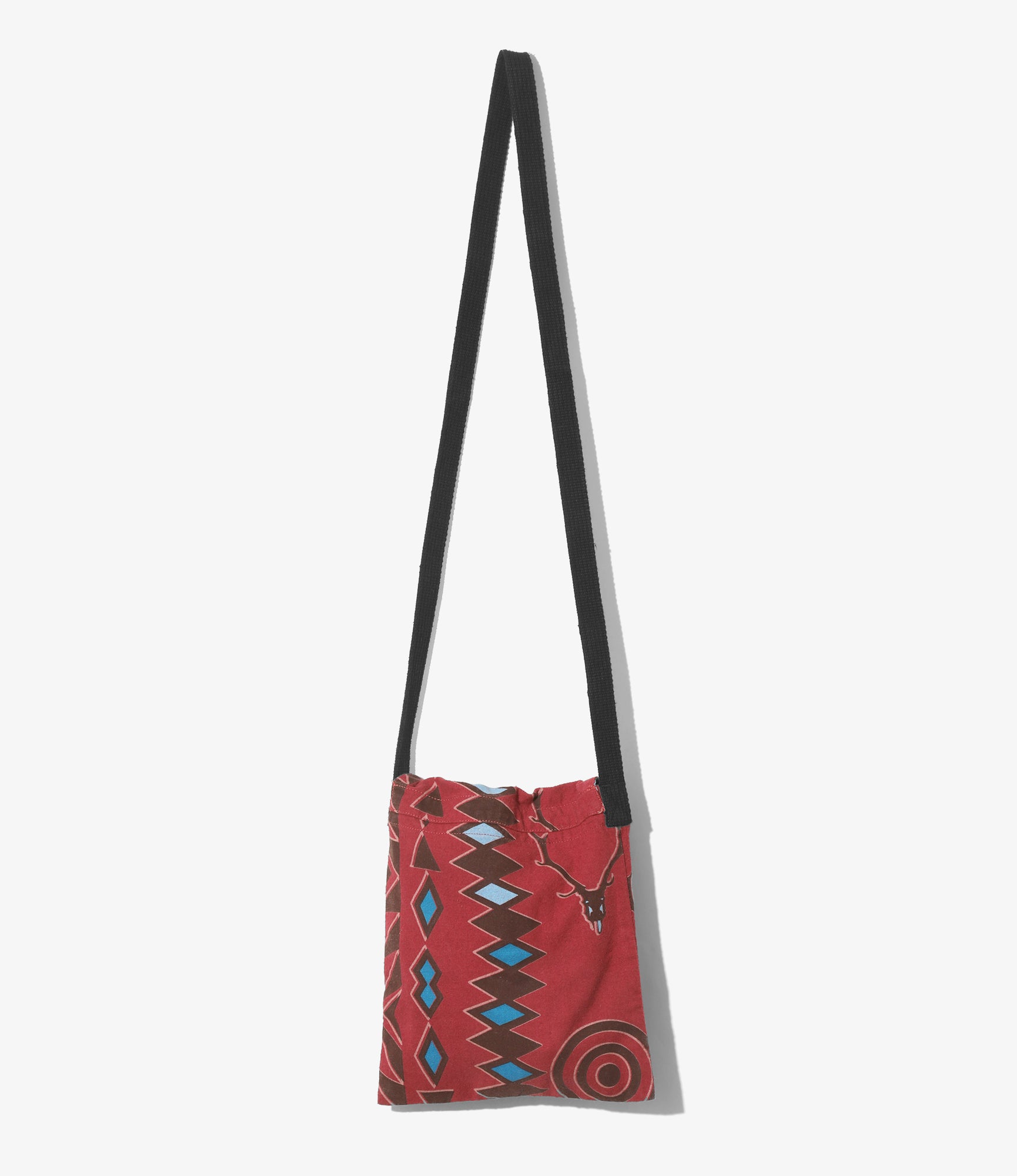 String Bag - Skull&Target - Flannel Cloth / Printed