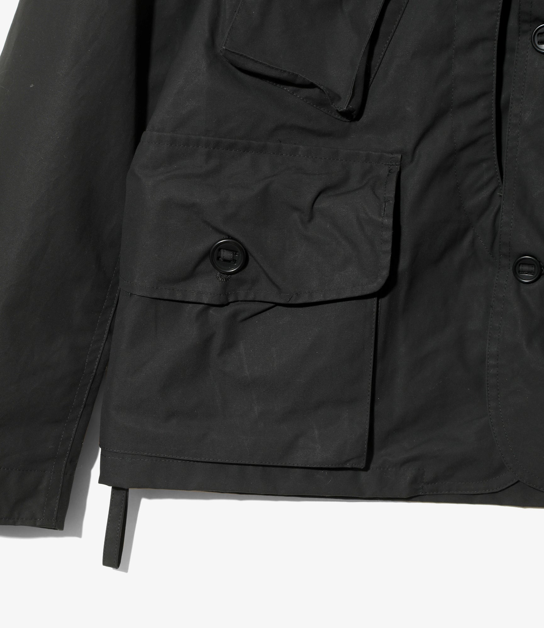 Tenkara Jacket - Black - Waxed Cotton