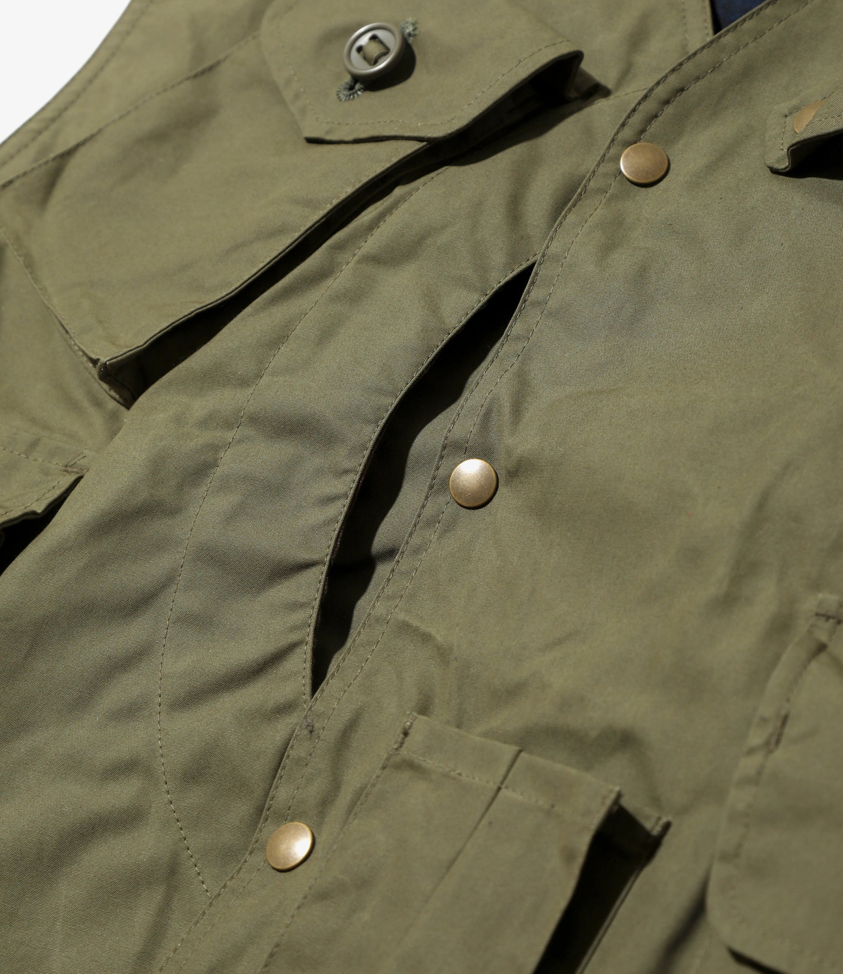 Tenkara Vest - Olive - Waxed Cotton