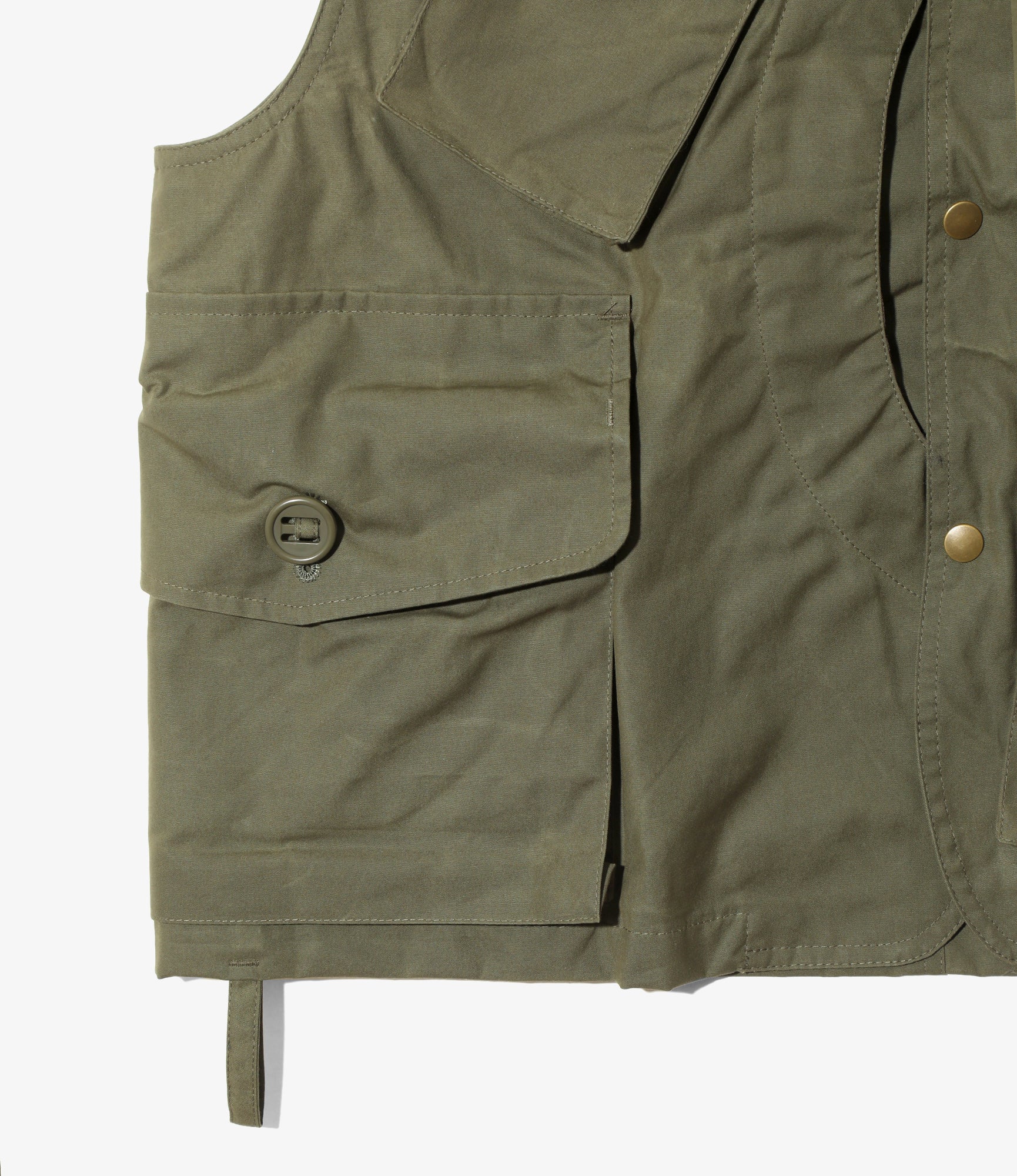 Tenkara Vest - Olive - Waxed Cotton