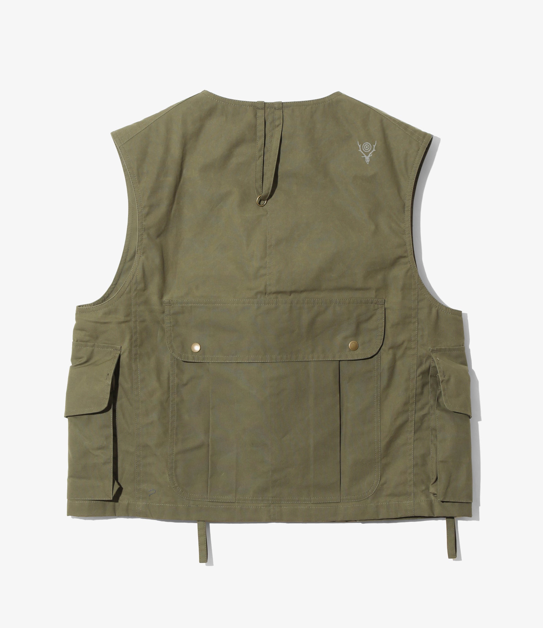 Tenkara Vest - Olive - Waxed Cotton