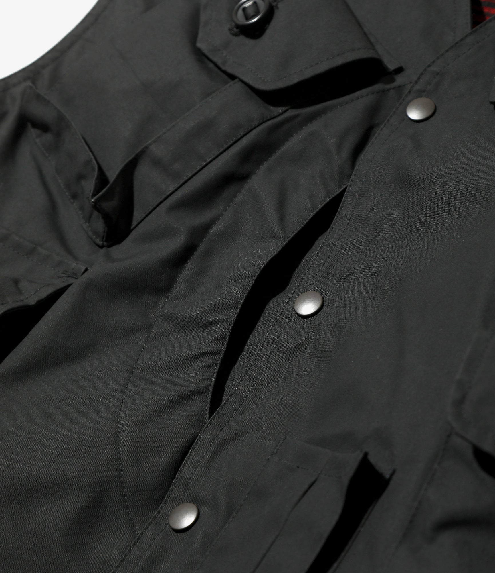 Tenkara Vest - Black - Waxed Cotton