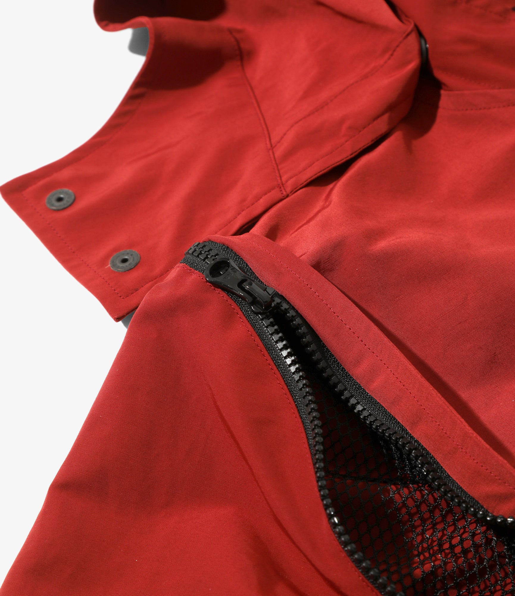Tenkara Trout Parka - Red - C/N Grosgrain