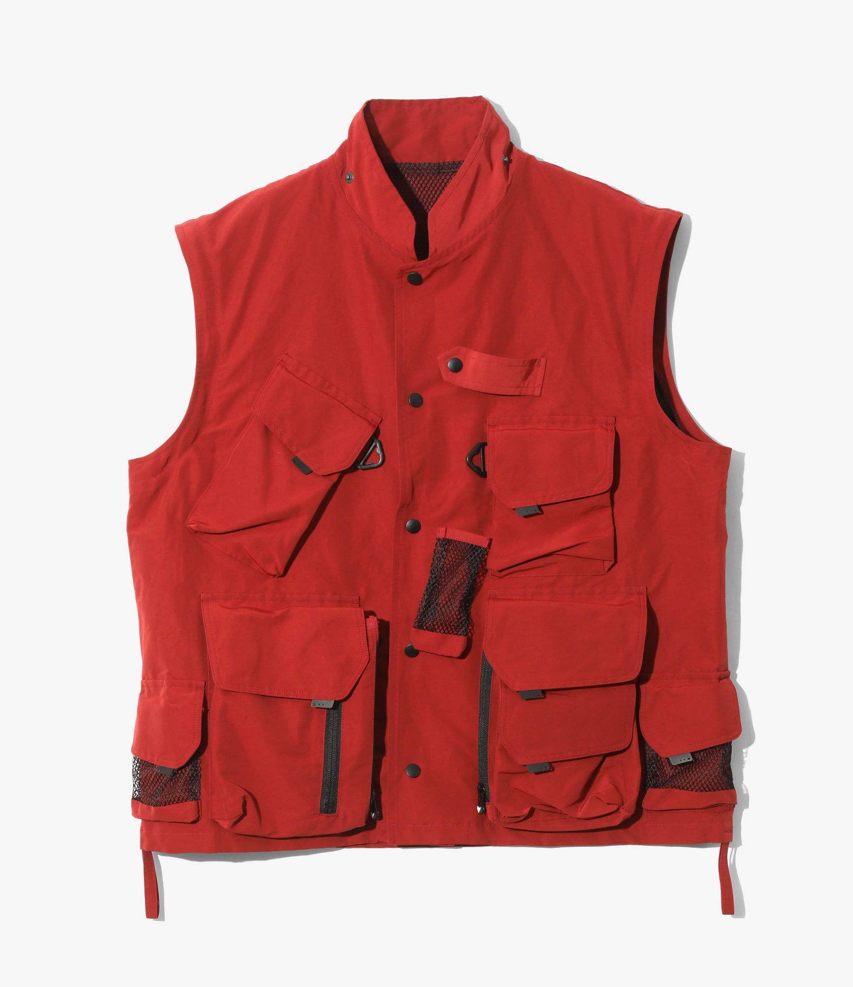 Tenkara Trout Parka - Red - C/N Grosgrain