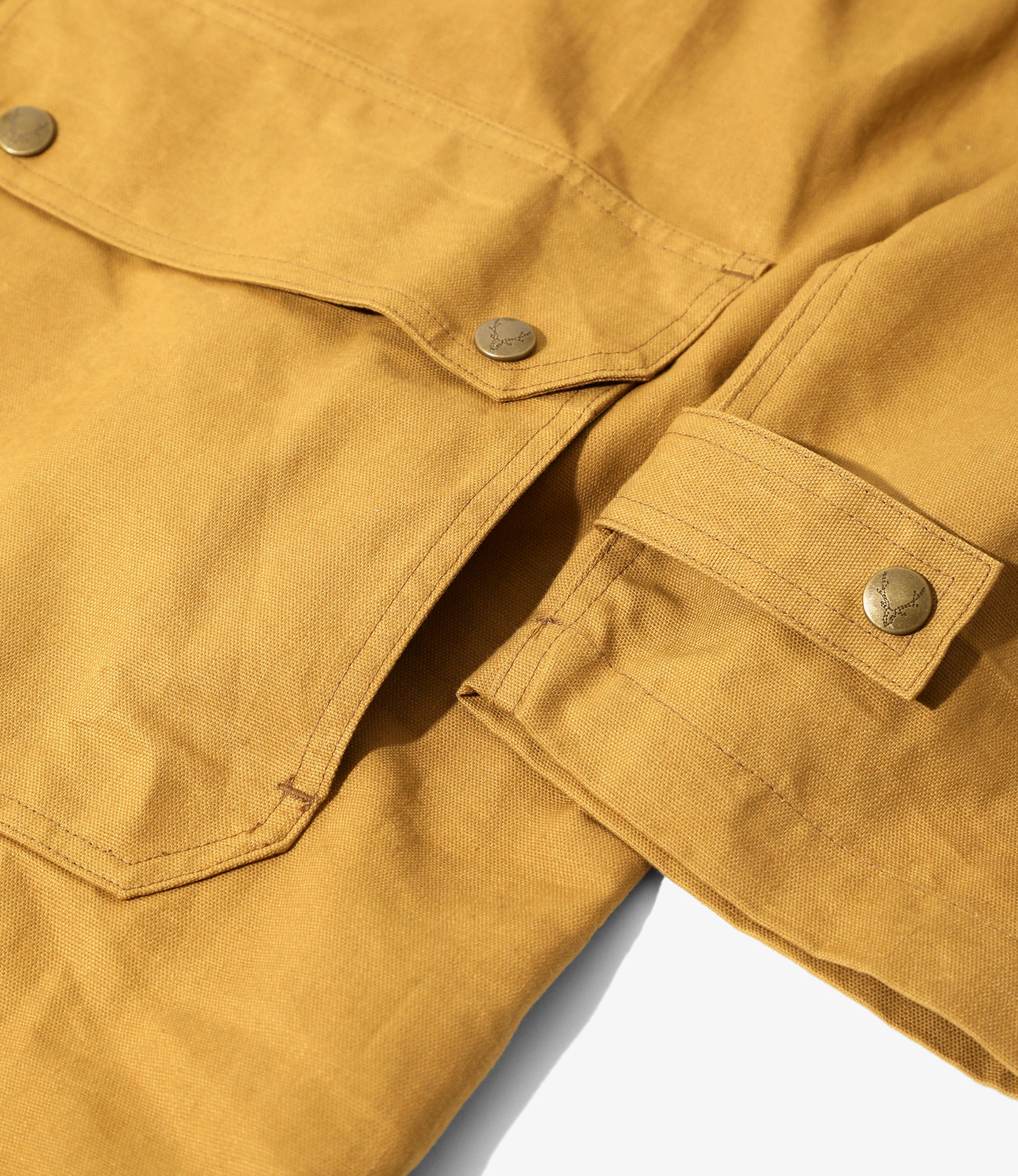 Carmel Coat - Mustard - OX / Paraffin Coating