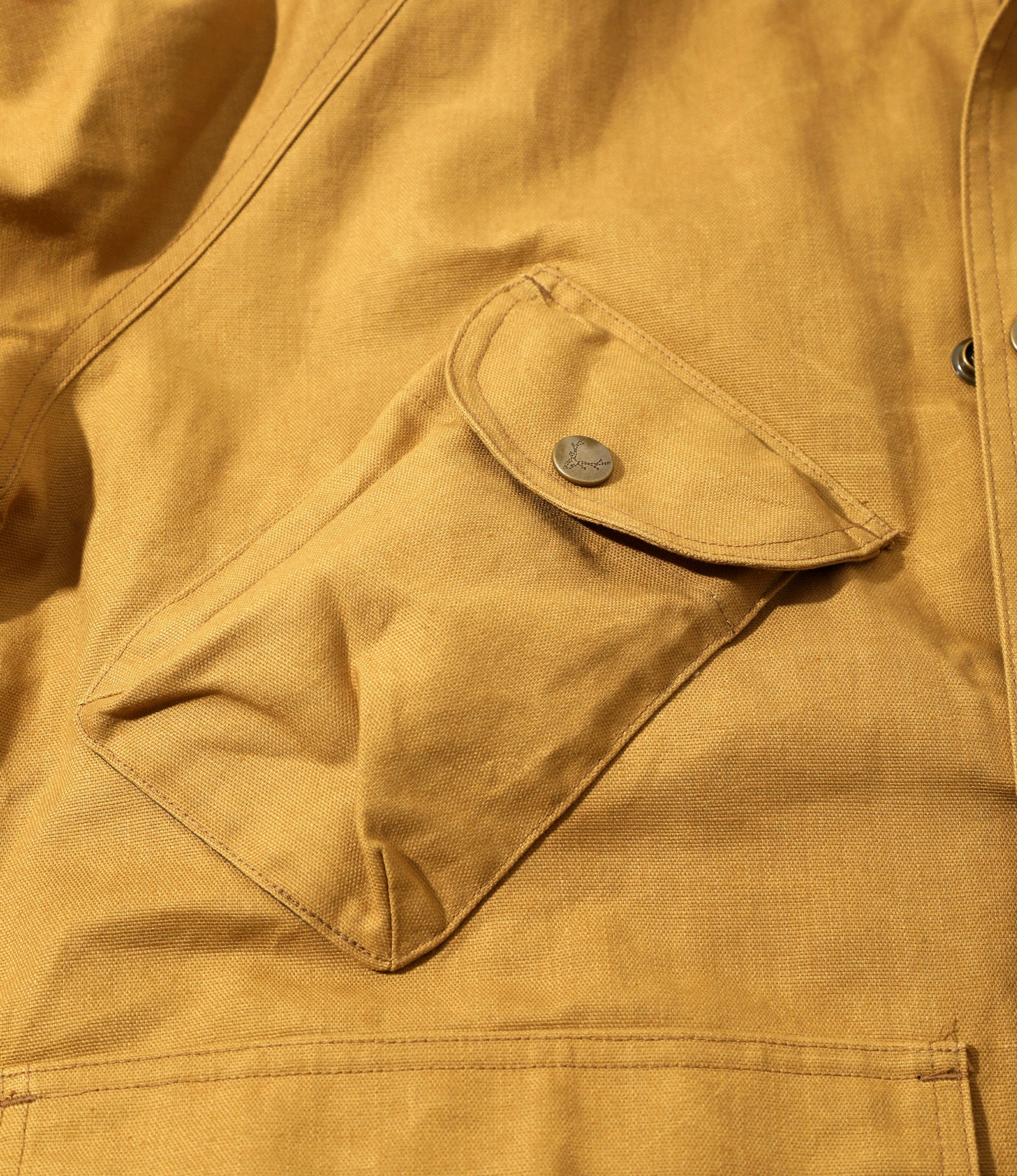 Carmel Jacket - Mustard - OX / Paraffin Coating