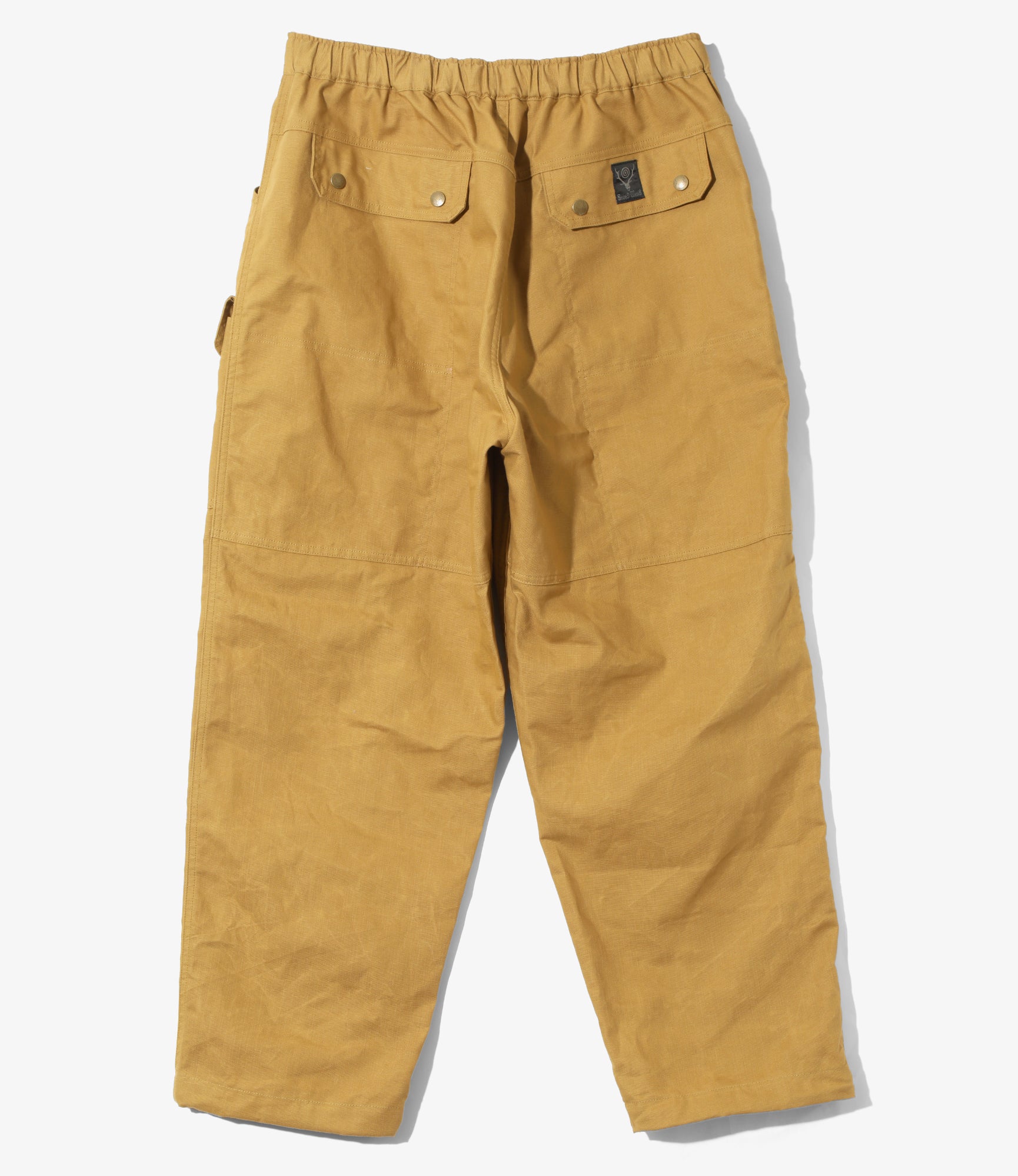 Belted Harbor Pant - Mustard - OX / Paraffin Coating