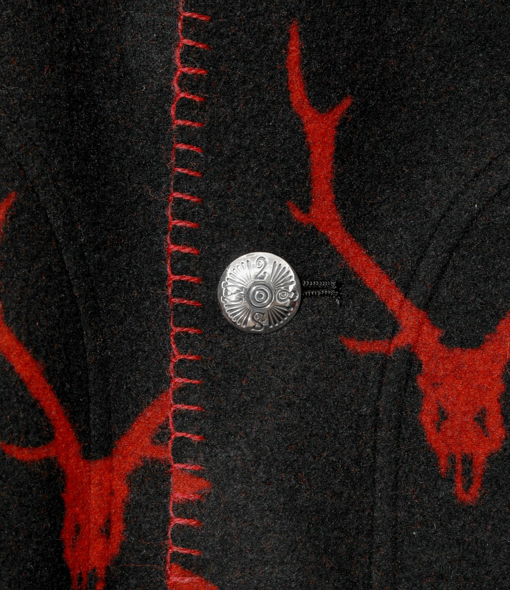 Shawl Collar Jacket - Red - W/CA Blanket