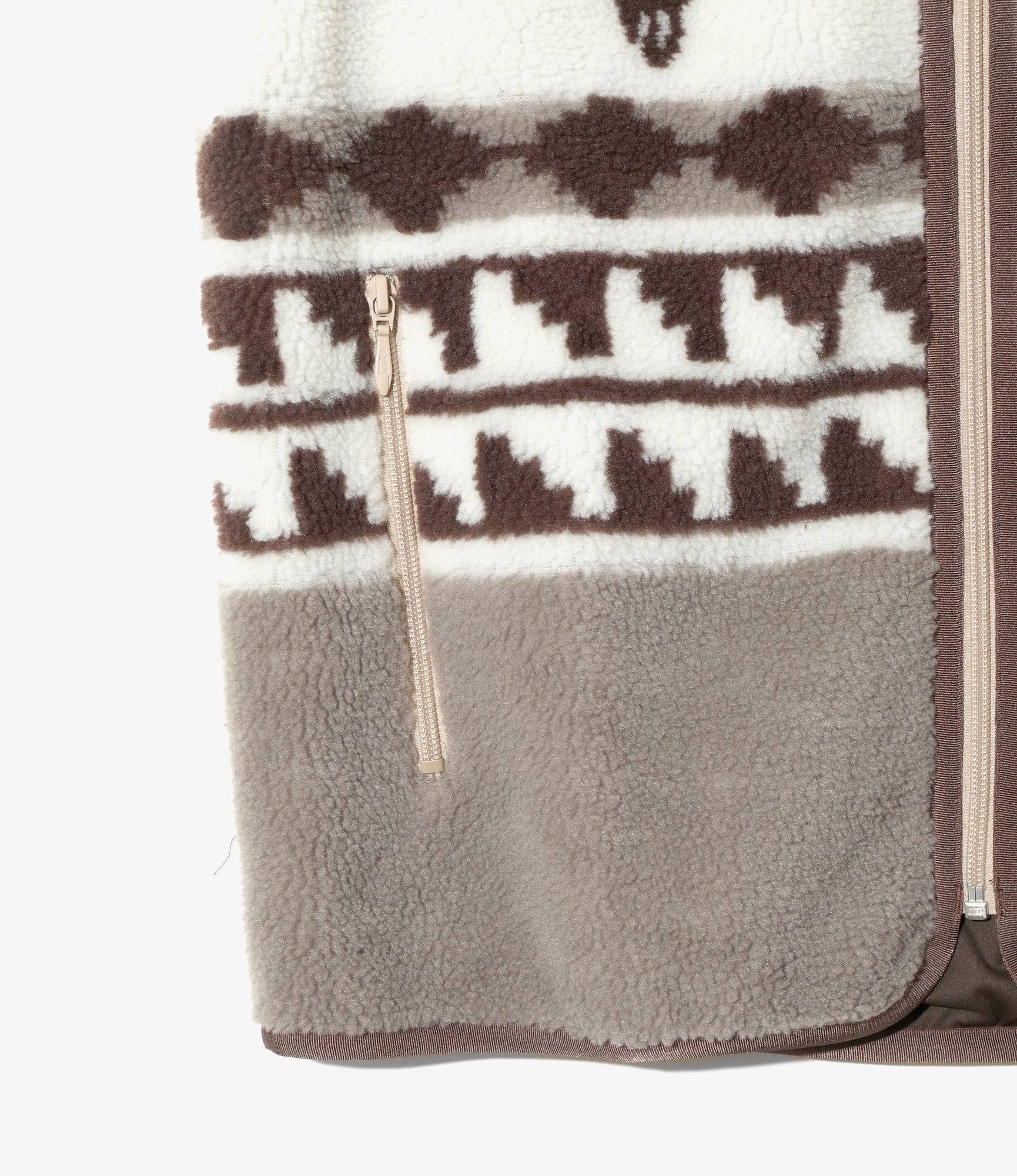 Piping Vest - Beige - Poly Boa Jq.