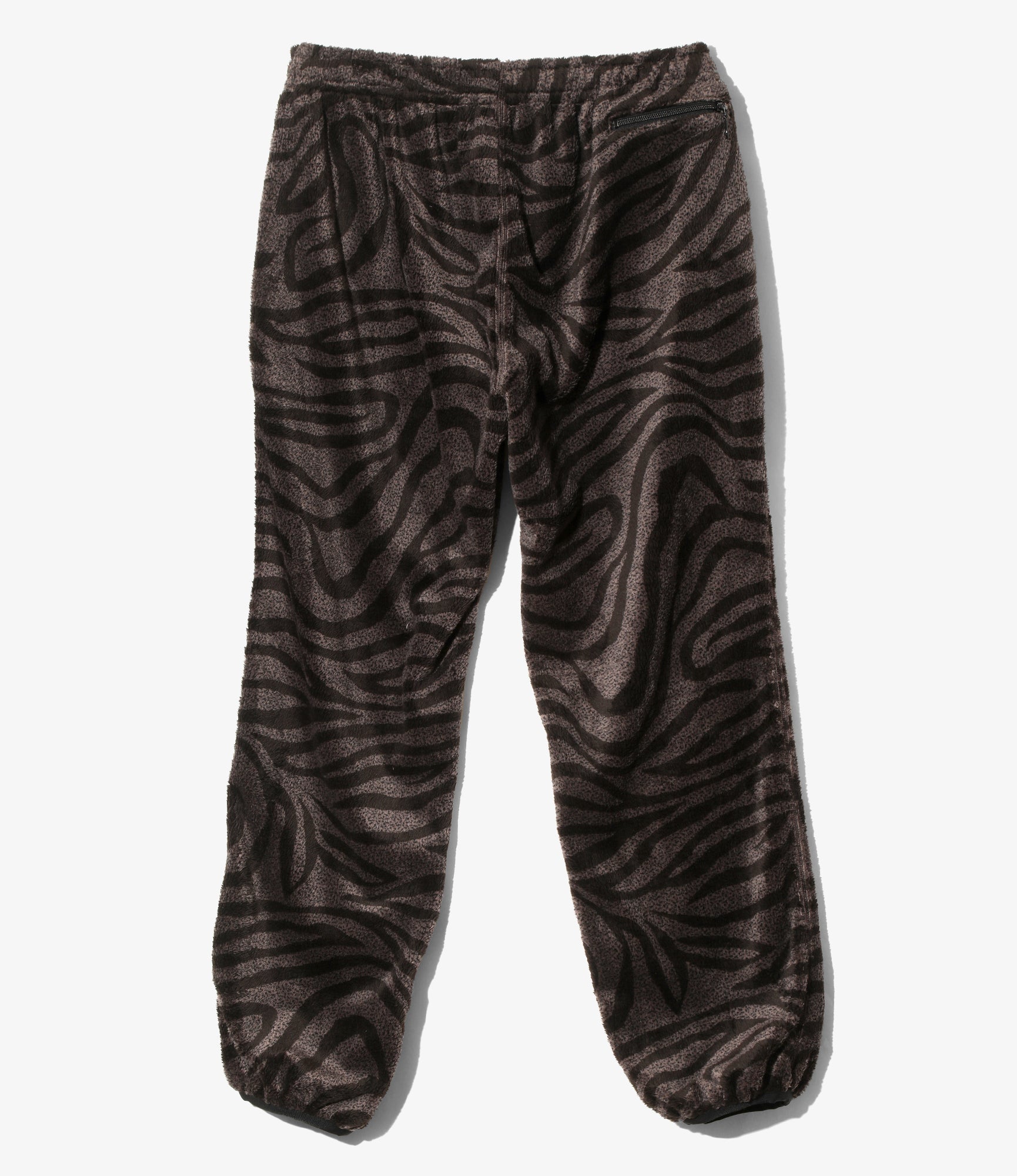 Piping Pant - Mocha - Poly Fleece / Printed