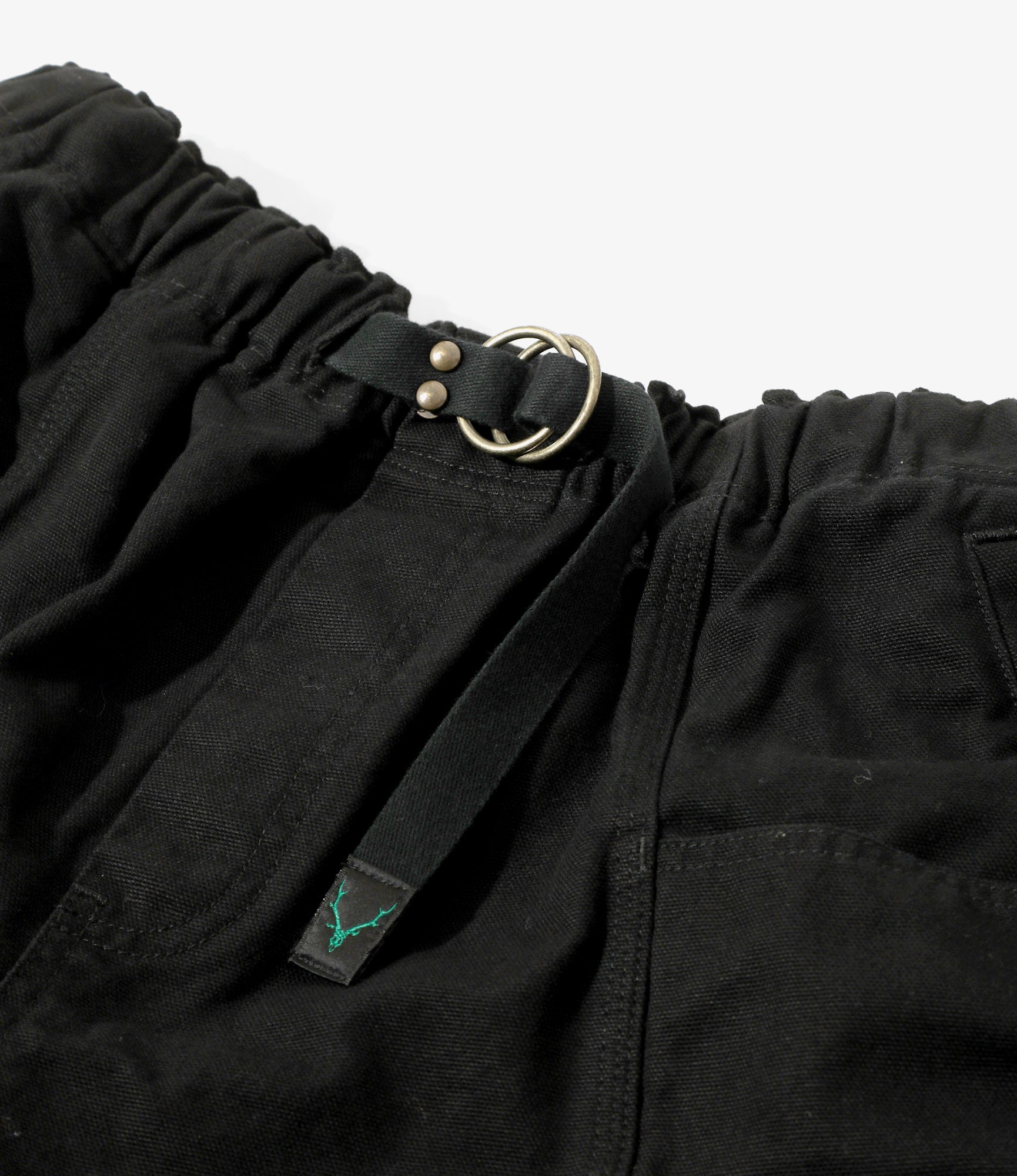 Belted C.S.Pant - Black - 11.5oz Cotton Canvas