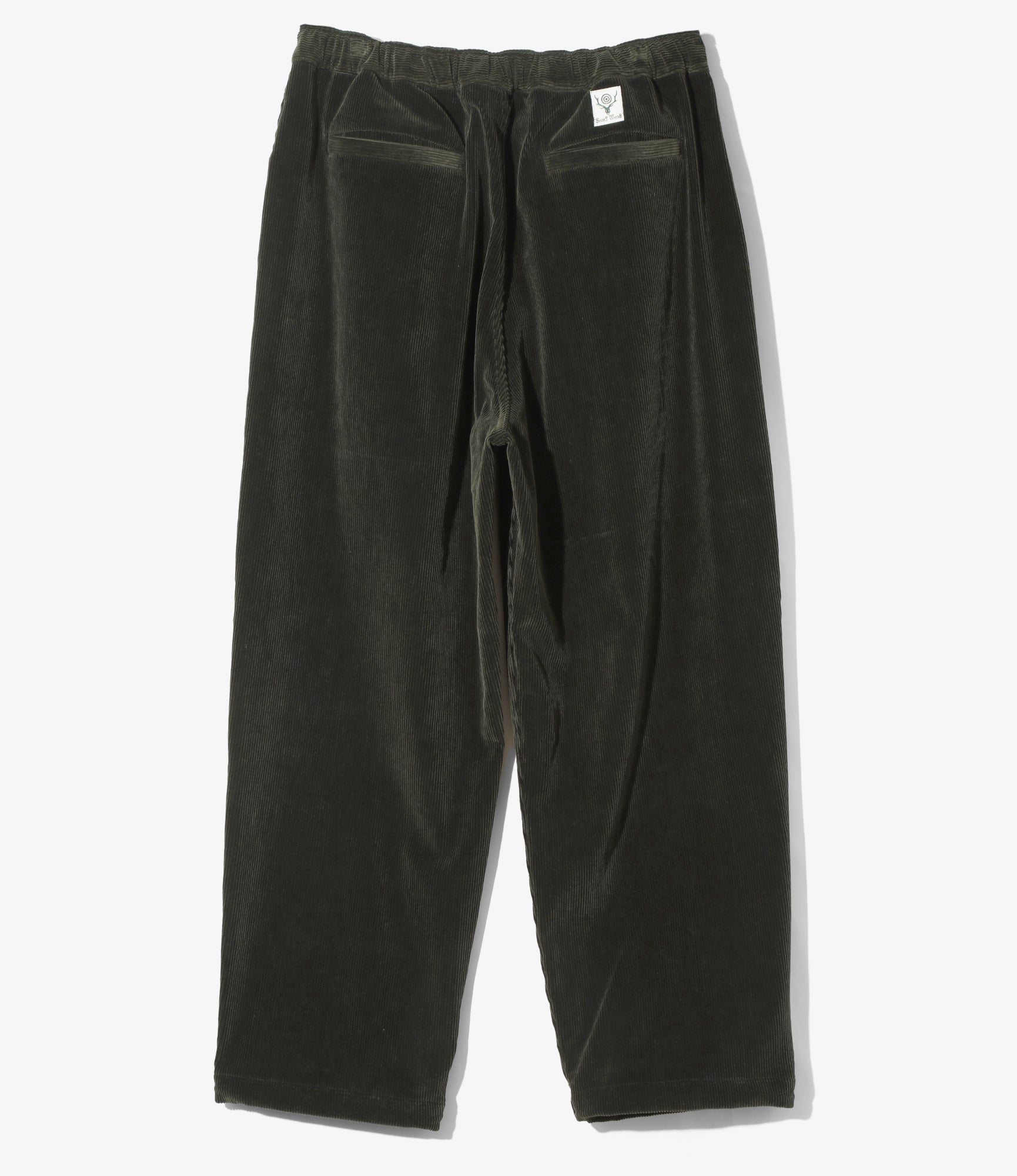 Belted Logger Pant - Olive - C/R 9W Corduroy