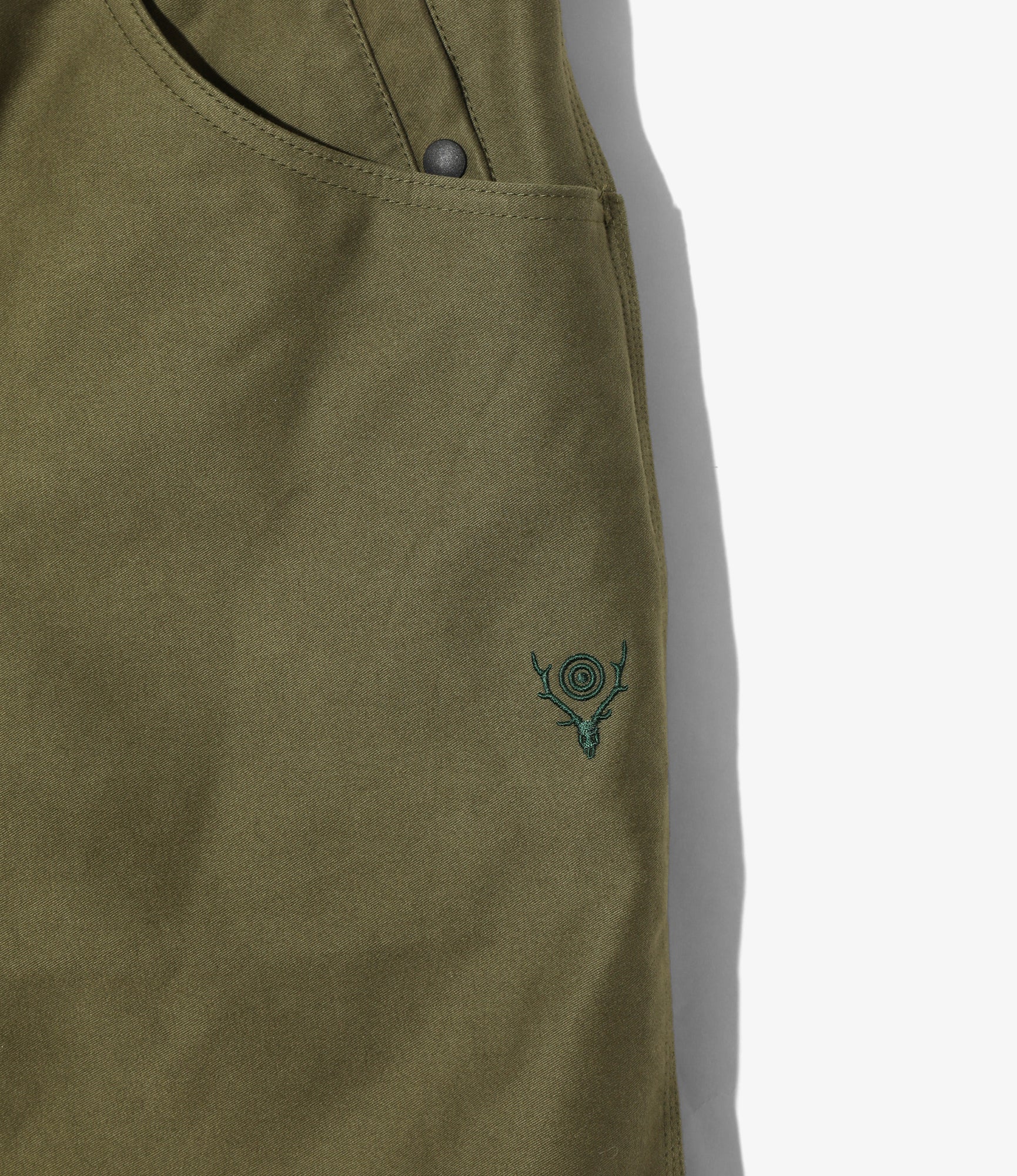 Belted O.P.P. Pant - Olive - Heavy Moleskin