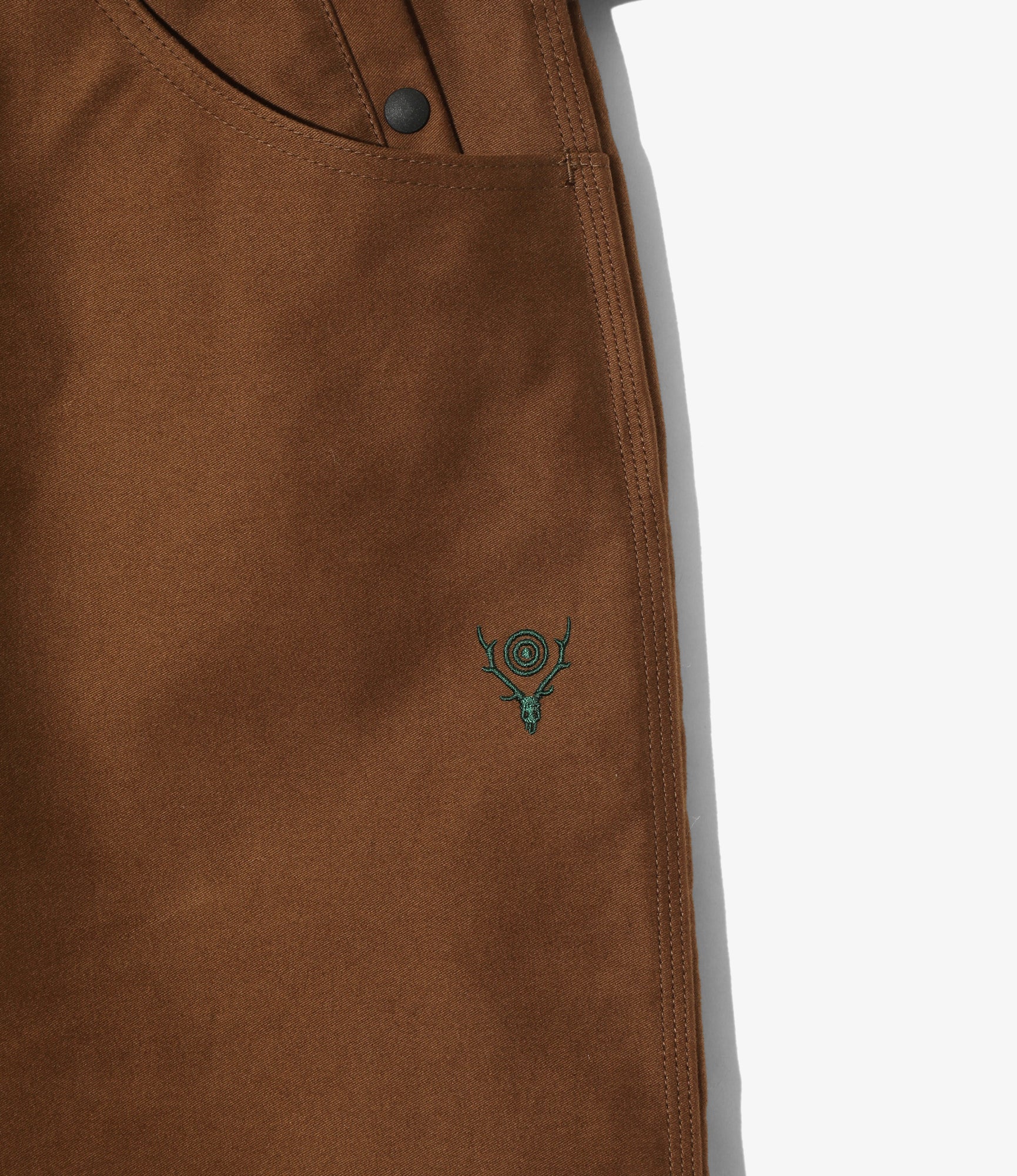 Belted O.P.P. Pant - Brown - Heavy Moleskin