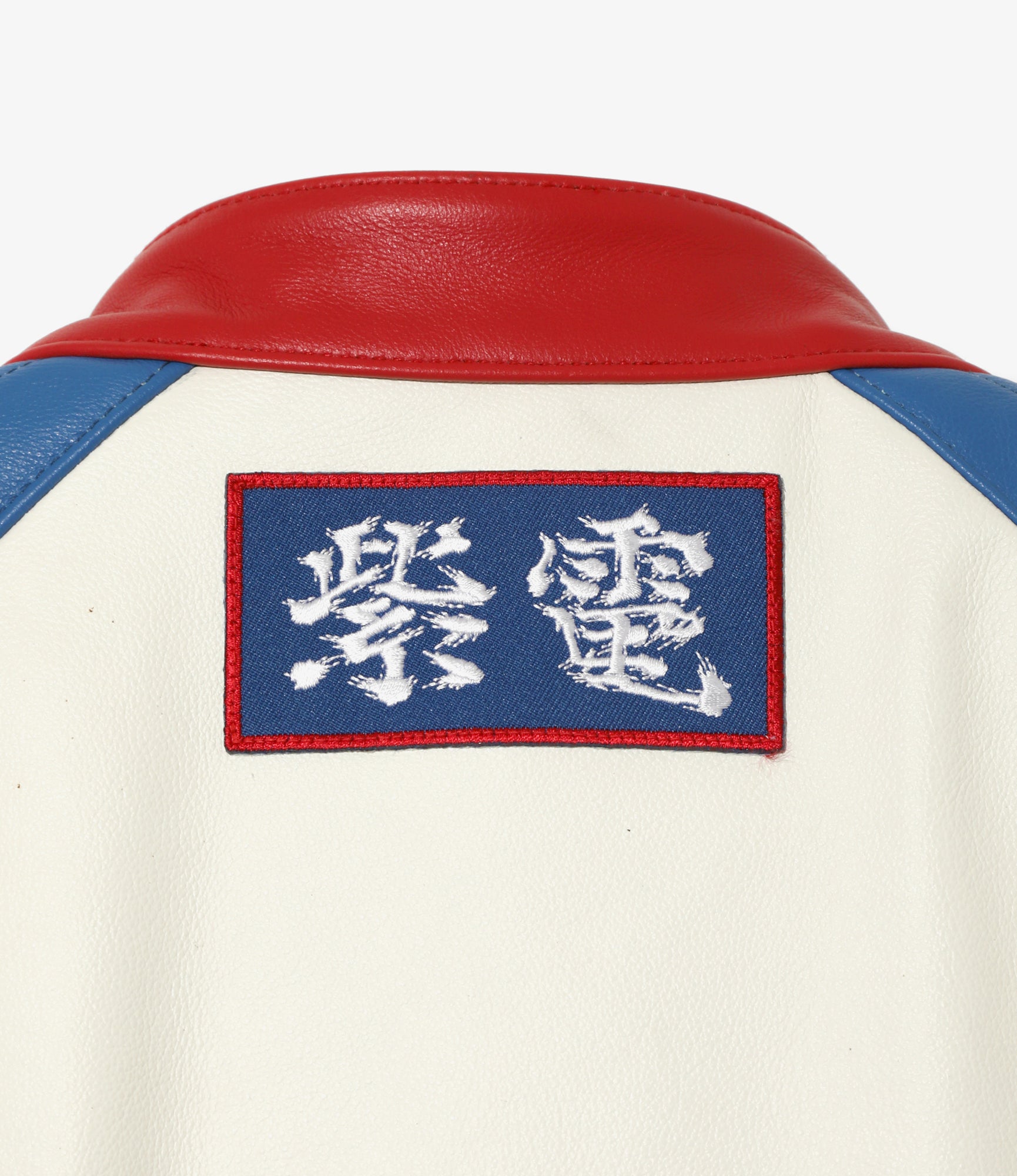 Motorcycle Jacket - Tricolour - Cowhide Leather