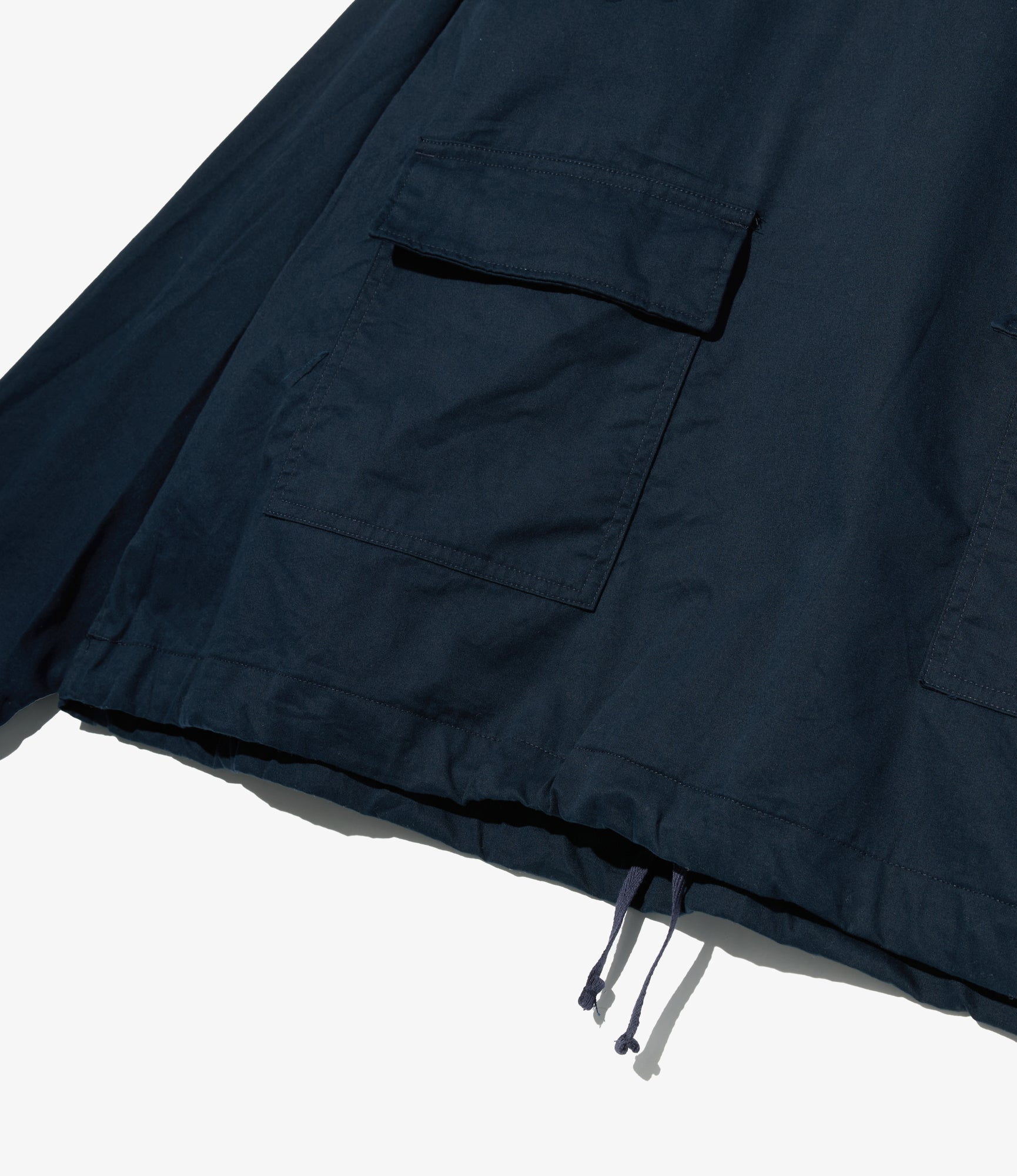 Salvage Smock - Navy Cotton Micro Sanded Twill