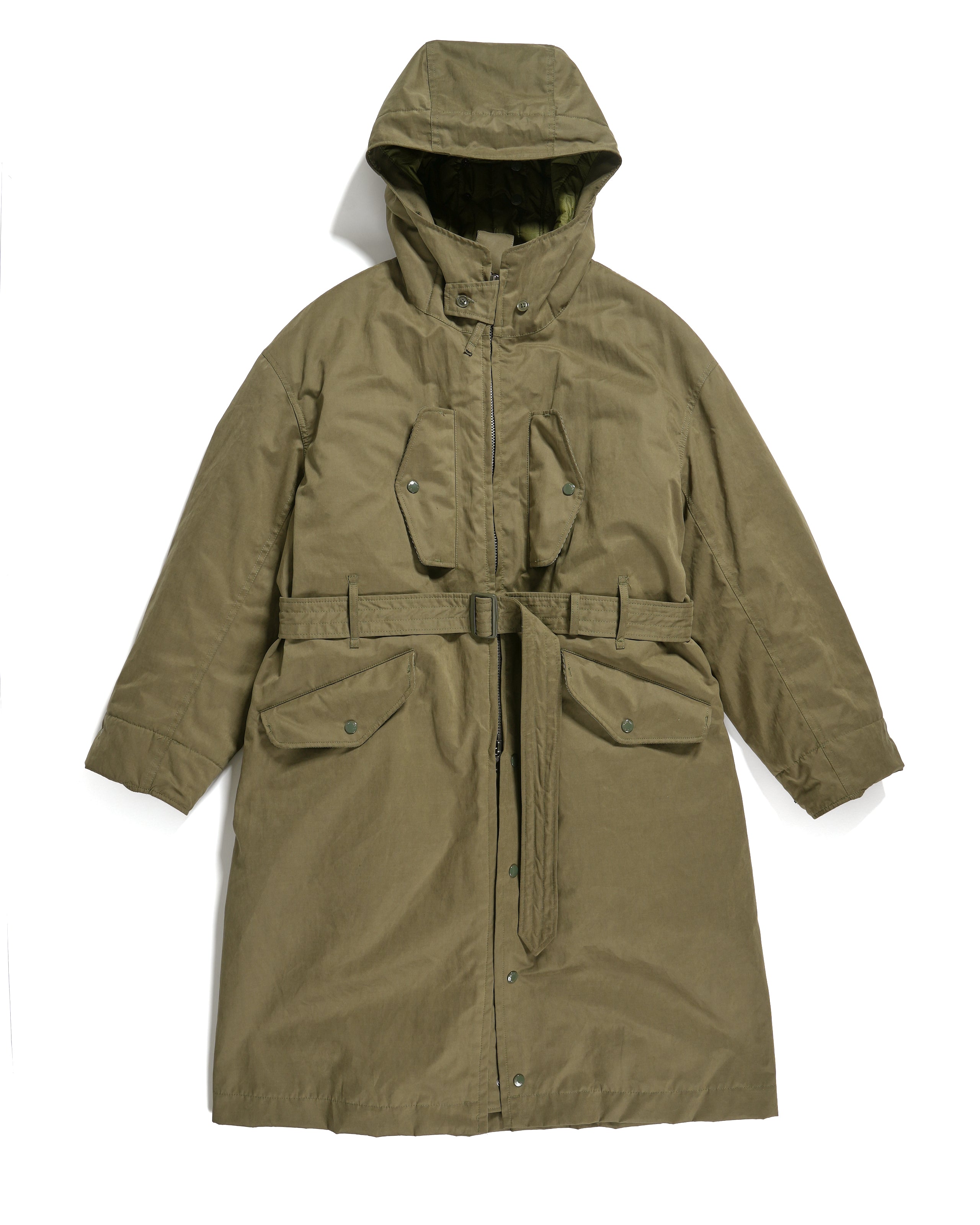 Storm Coat - Olive CP Coated Cloth