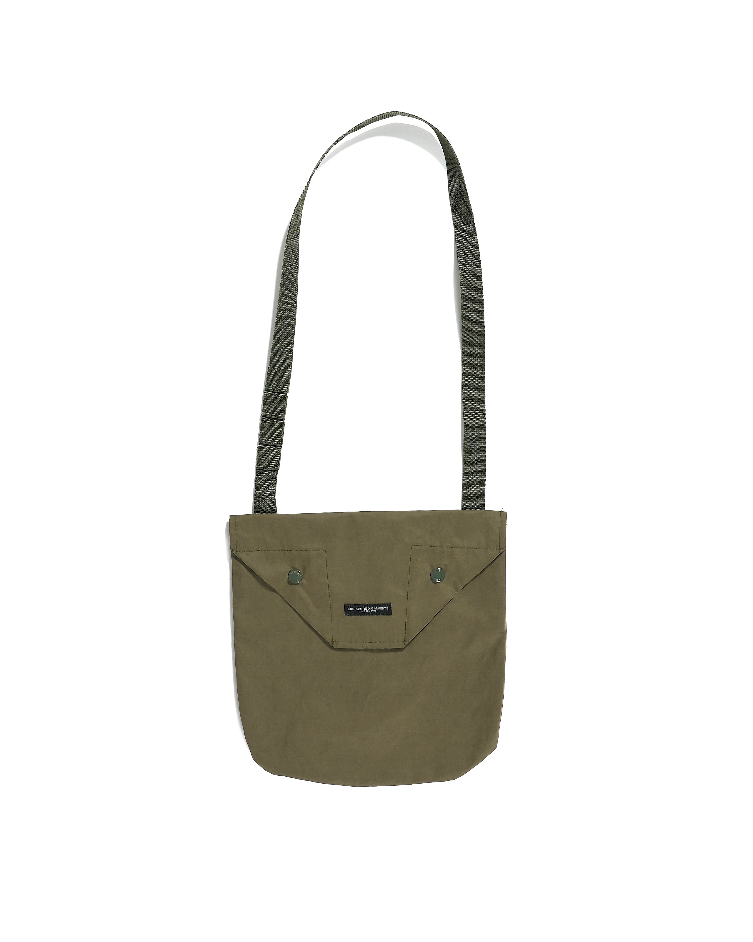 Shoulder Pouch - Olive PC Coated Cloth