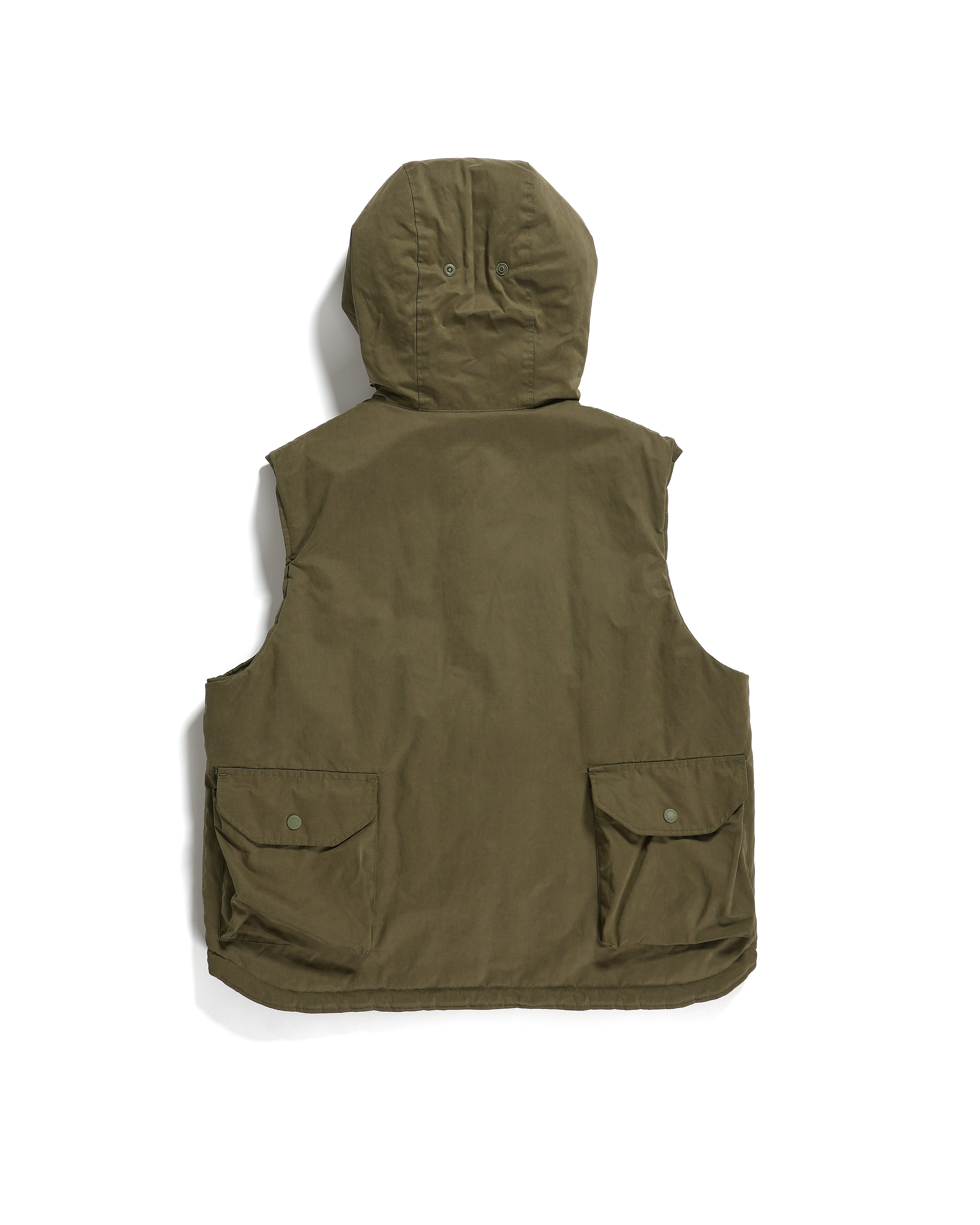 Coated PC Vest Olive Cloth - Field | Nepenthes New York