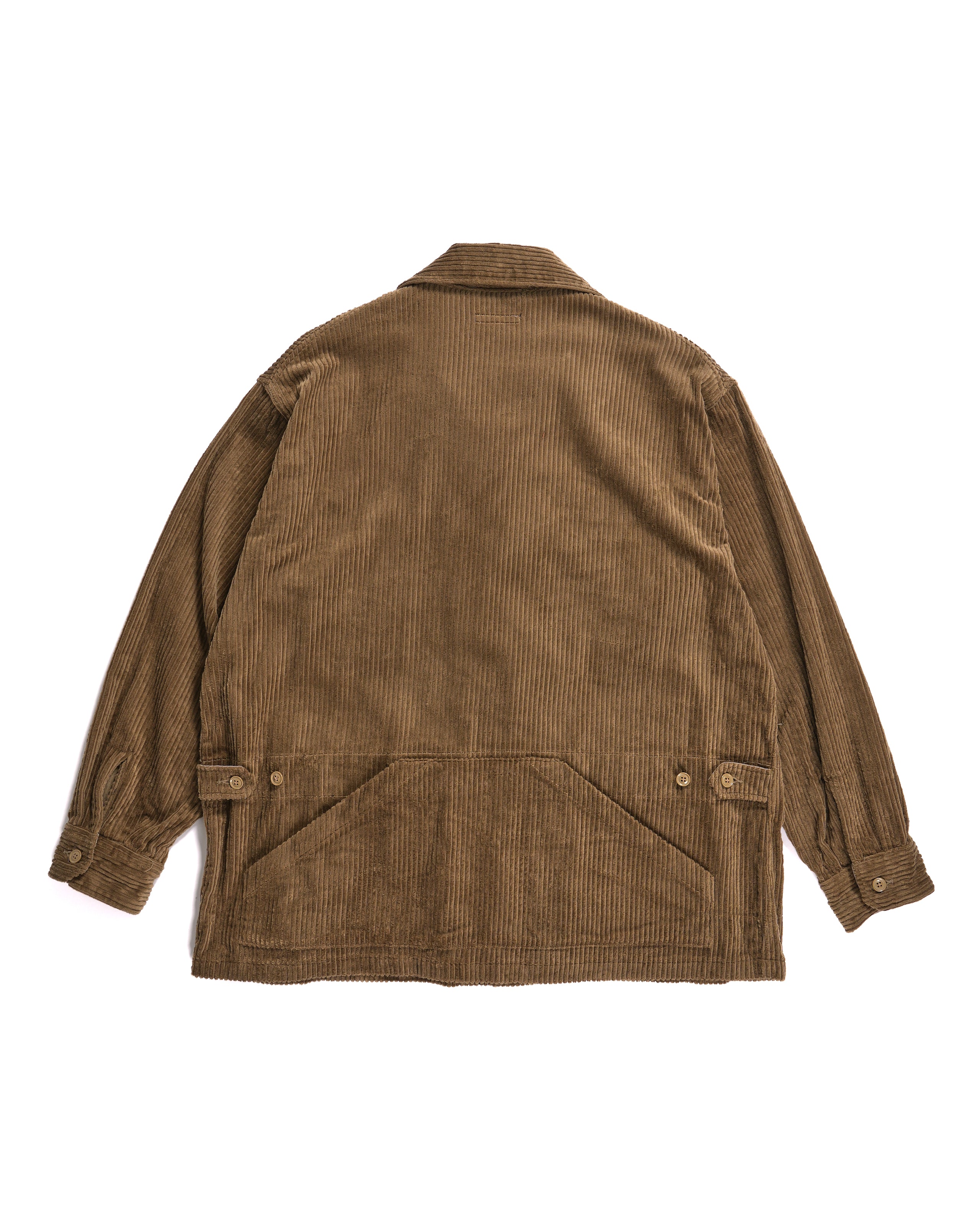 Suffolk Shirt Jacket - Khaki Cotton 4.5W Corduroy