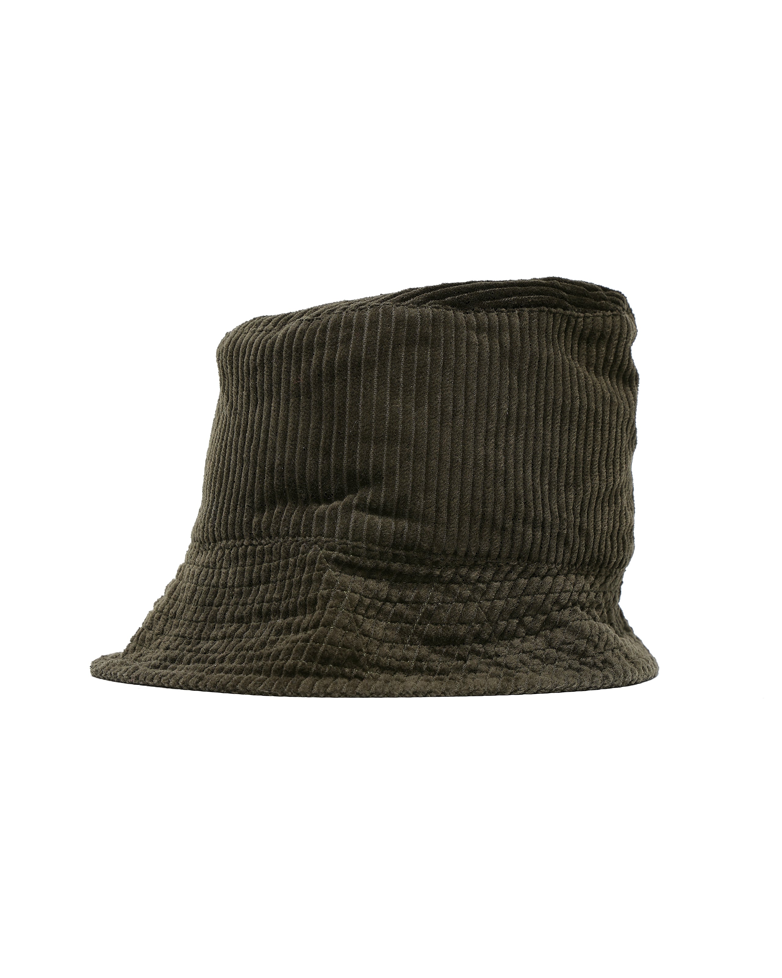 Bucket Hat - Olive Cotton 4.5W Corduroy