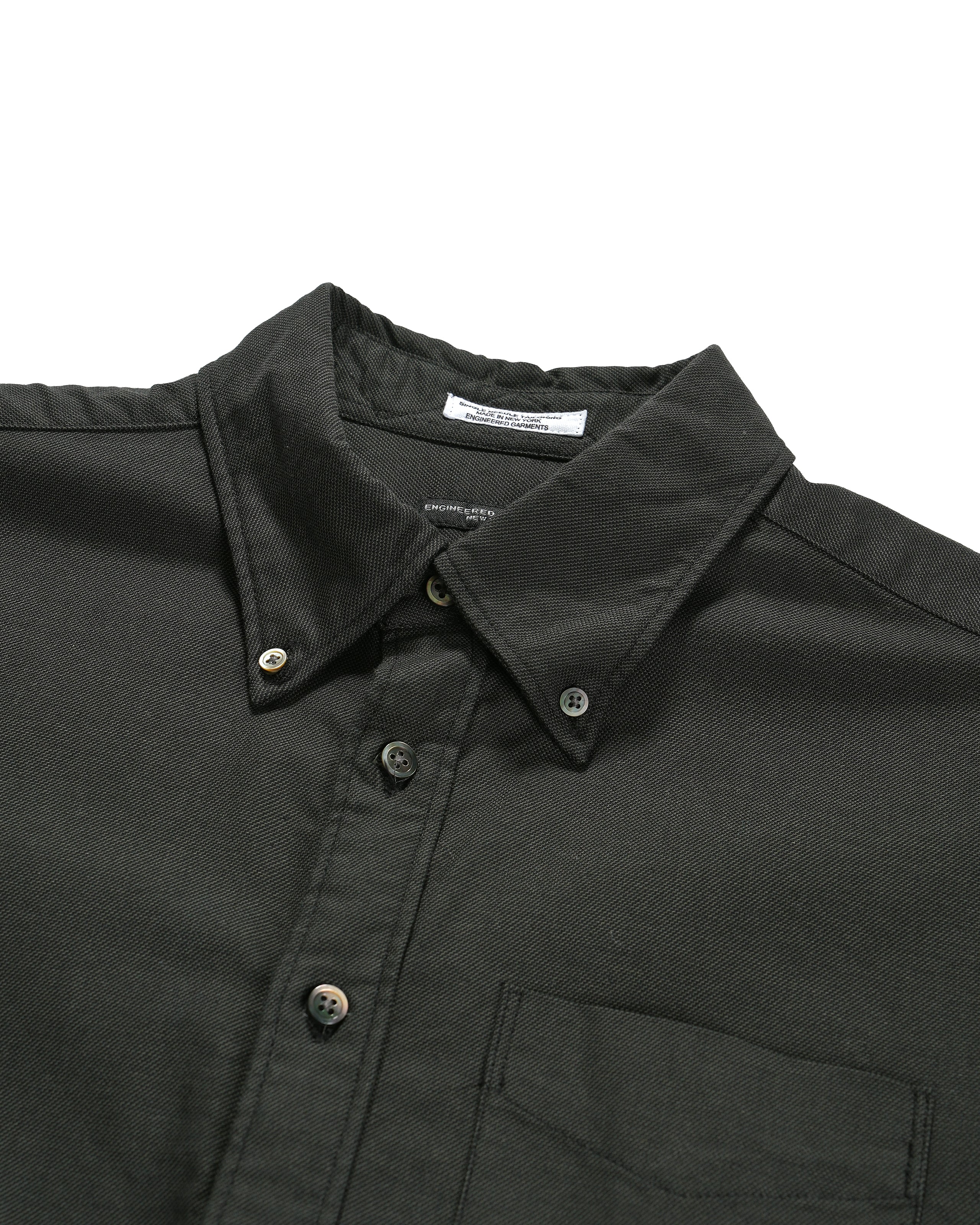 19 Century BD Shirt - Charcoal Cotton Oxford Twill