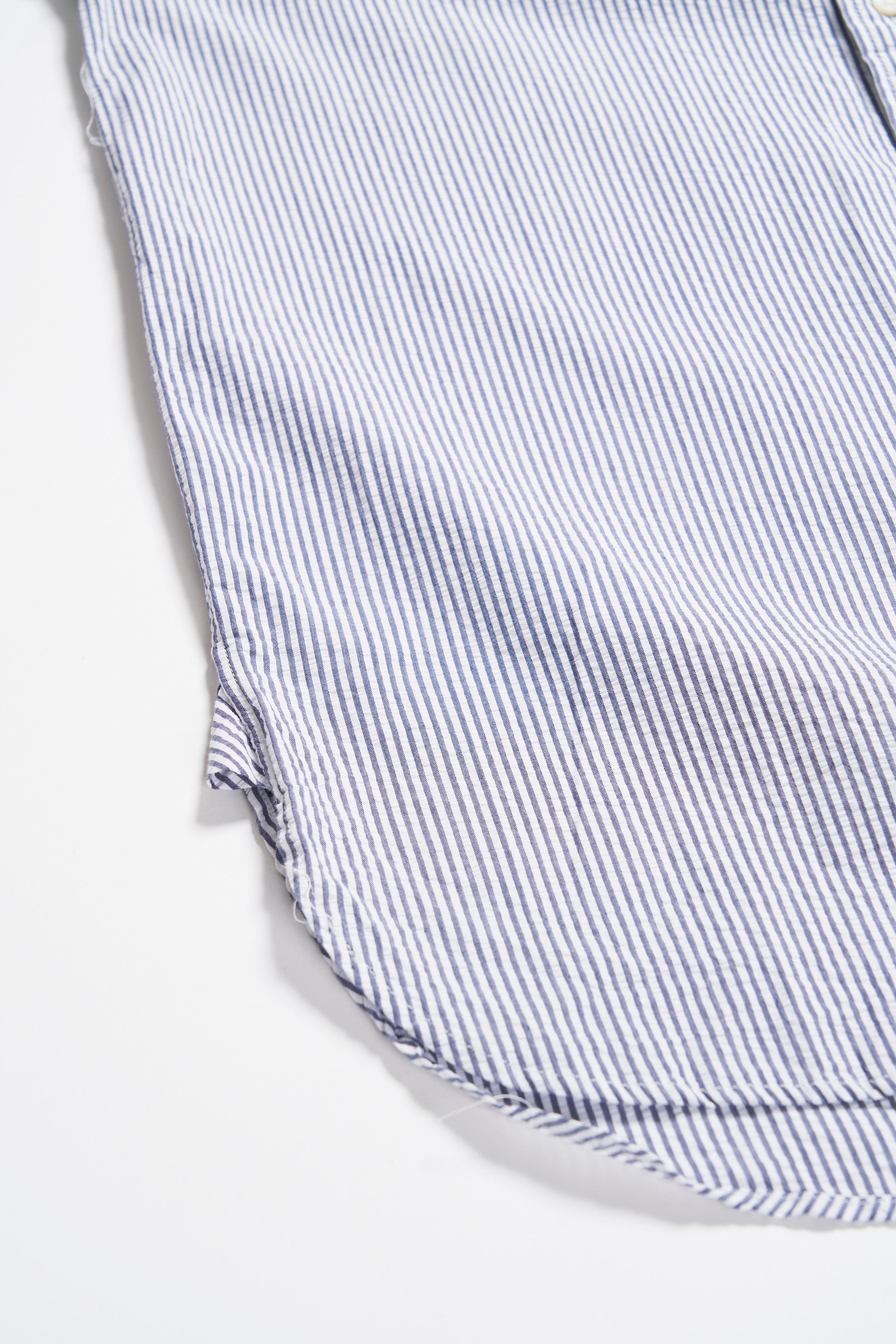 19 Century BD Shirt - Navy / White Cotton Seersucker