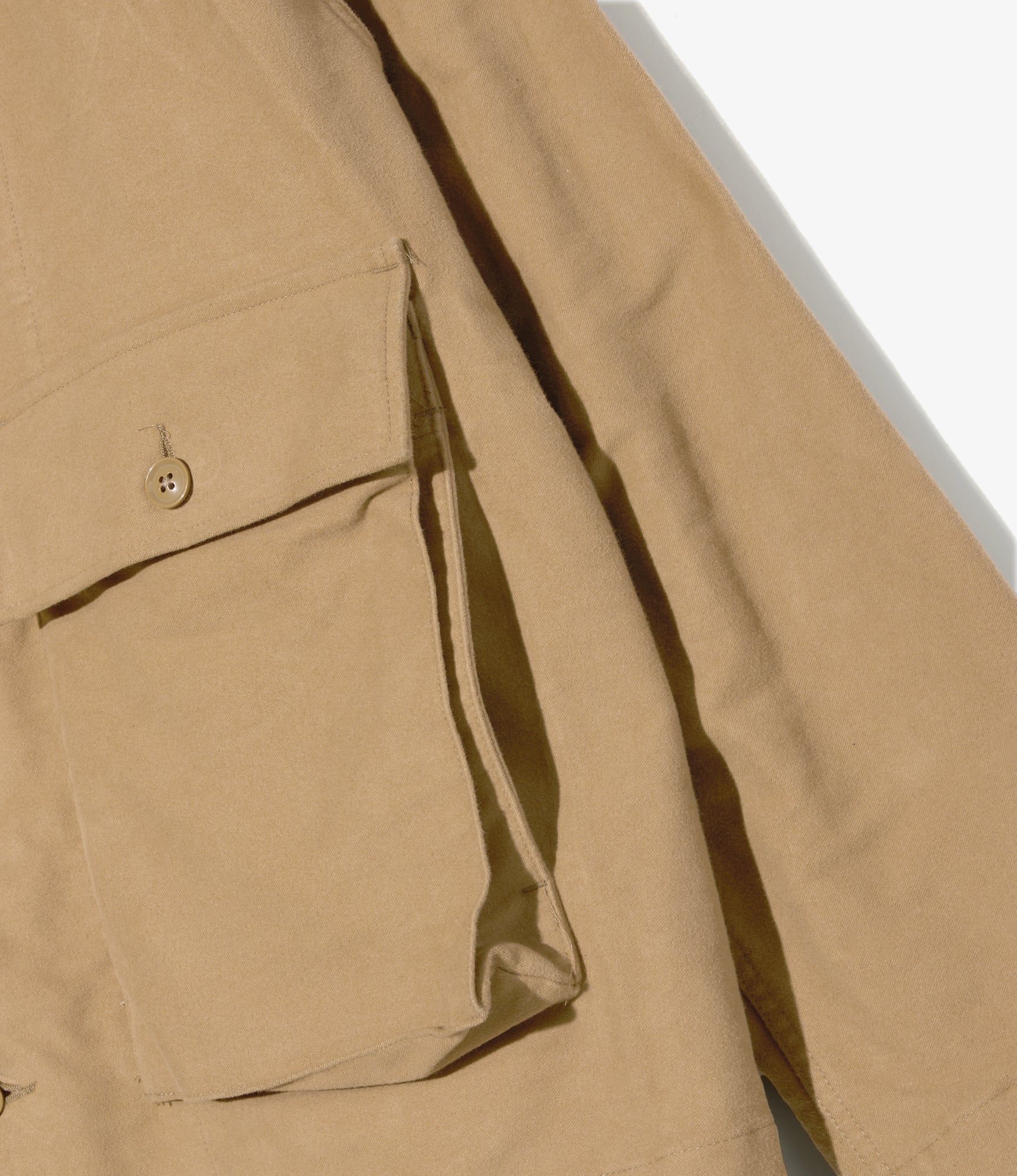 Sea Bees Jacket - Camel Cotton Moleskin