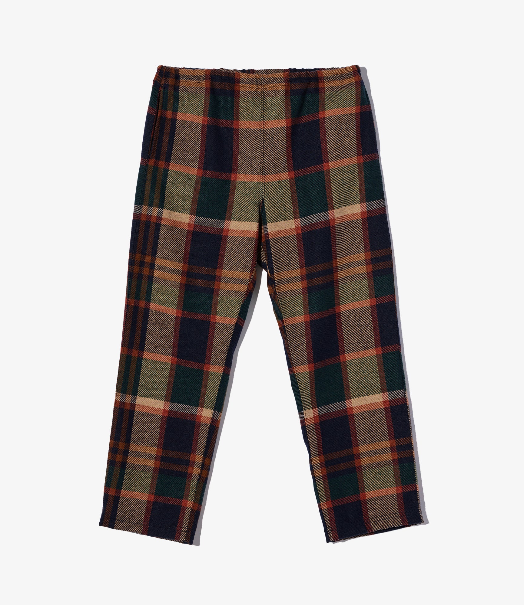 パンツ Engineered Garments STK Pant Engineered Garments - Women's STK Pant - Navy/Brown Heavy Wool