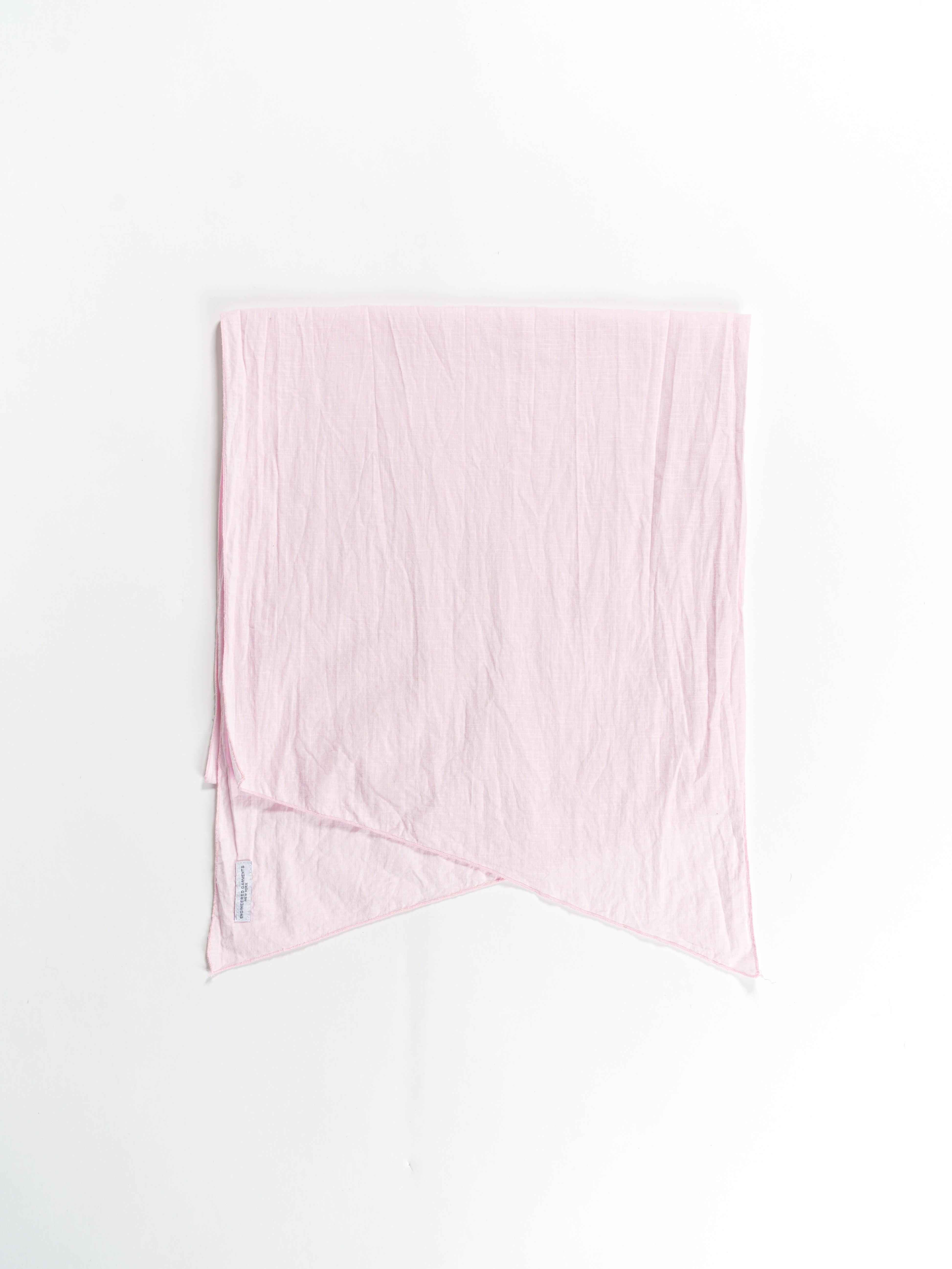 Long Scarf - Pink Cotton Handkerchief