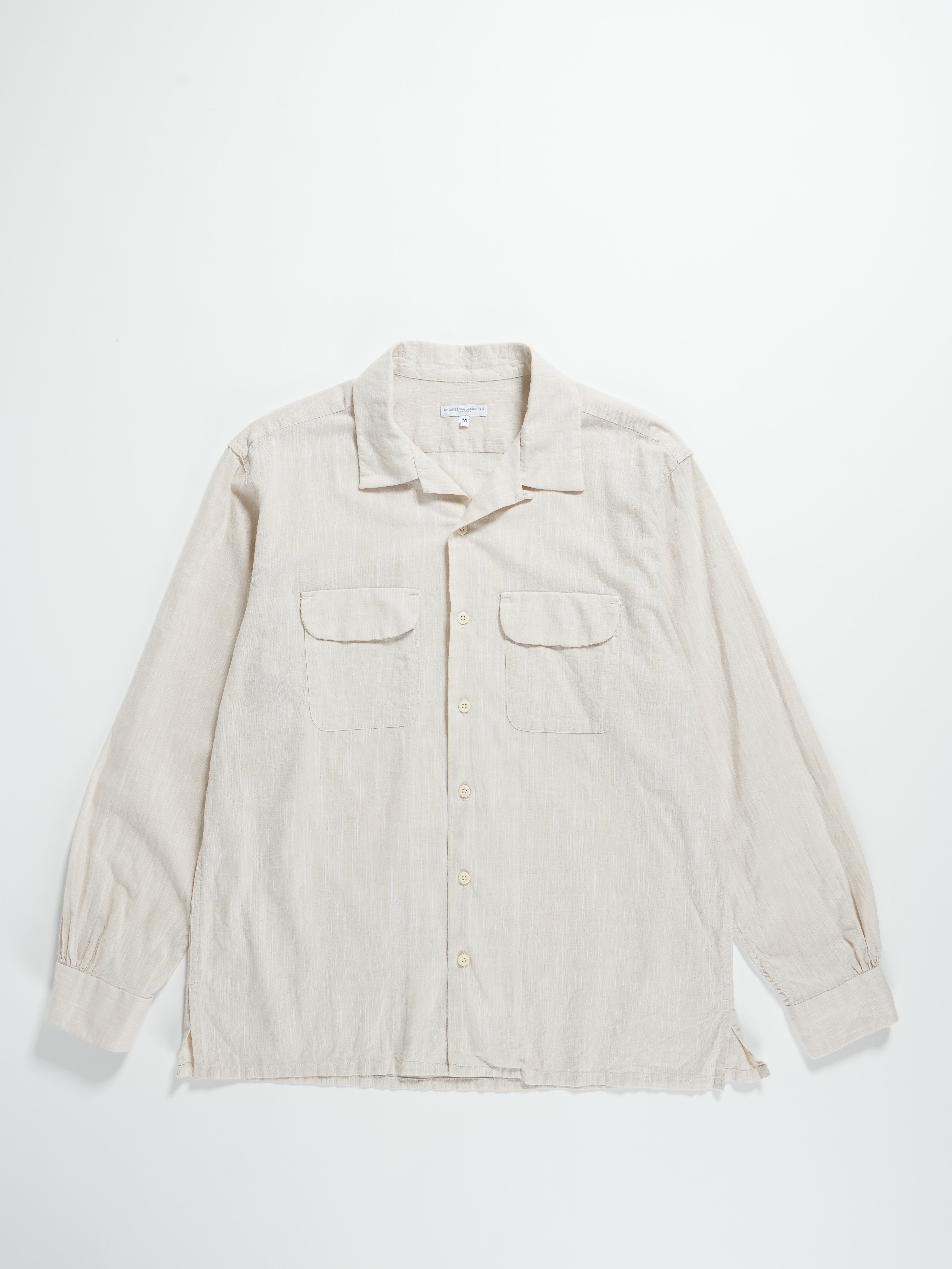 Classic Shirt - Beige Cotton Slab