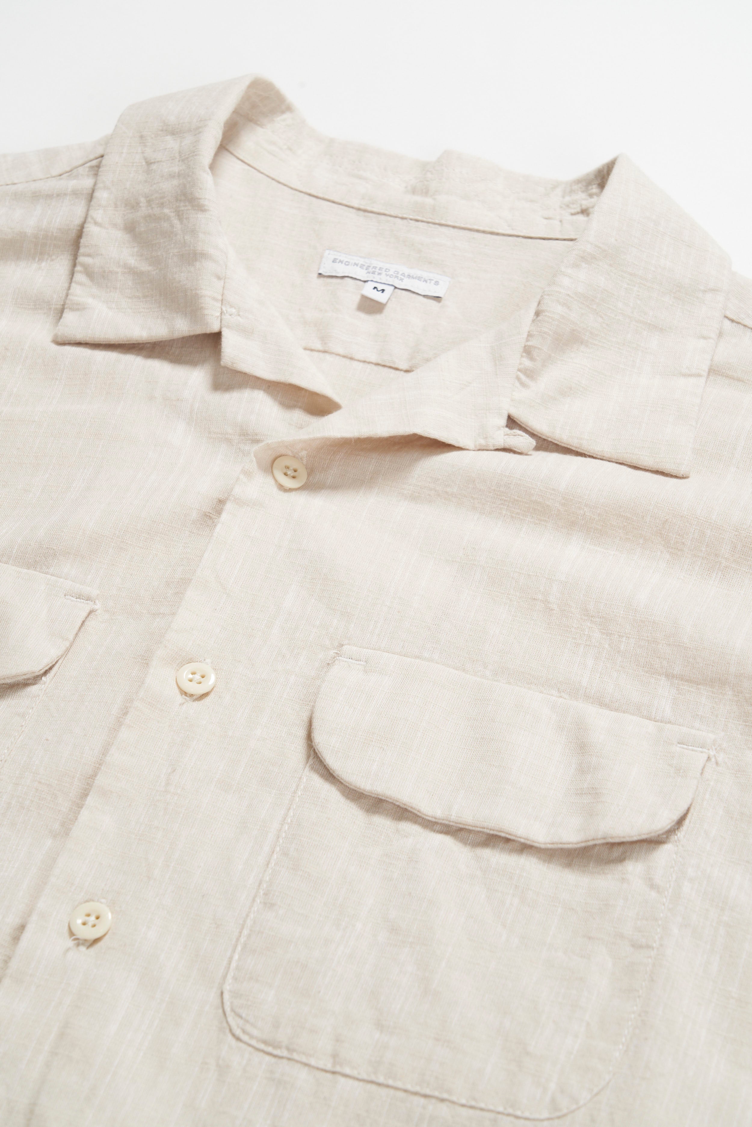 Classic Shirt - Beige Cotton Slab