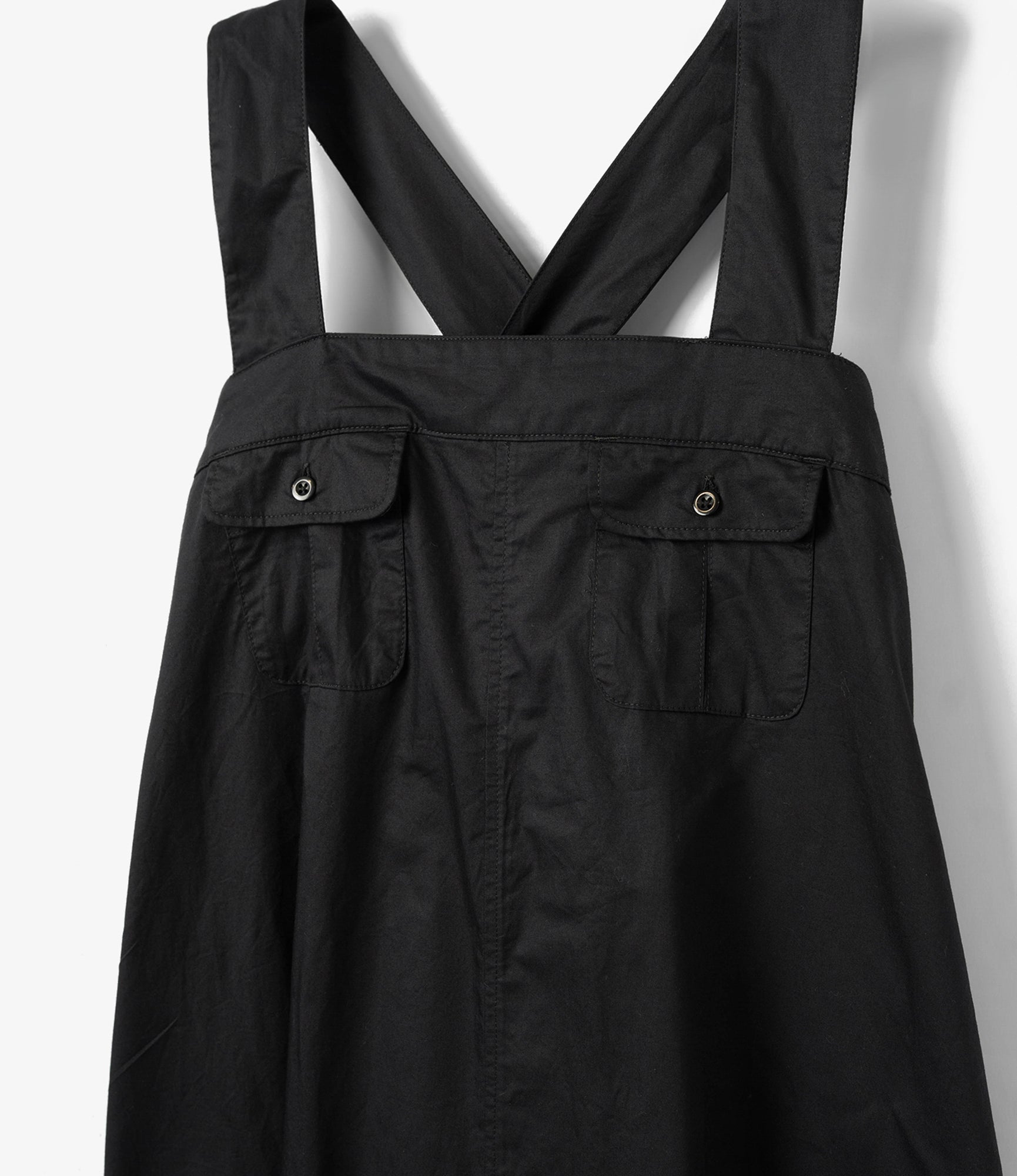 Cinch Dress - Black Nano Fineline Twill