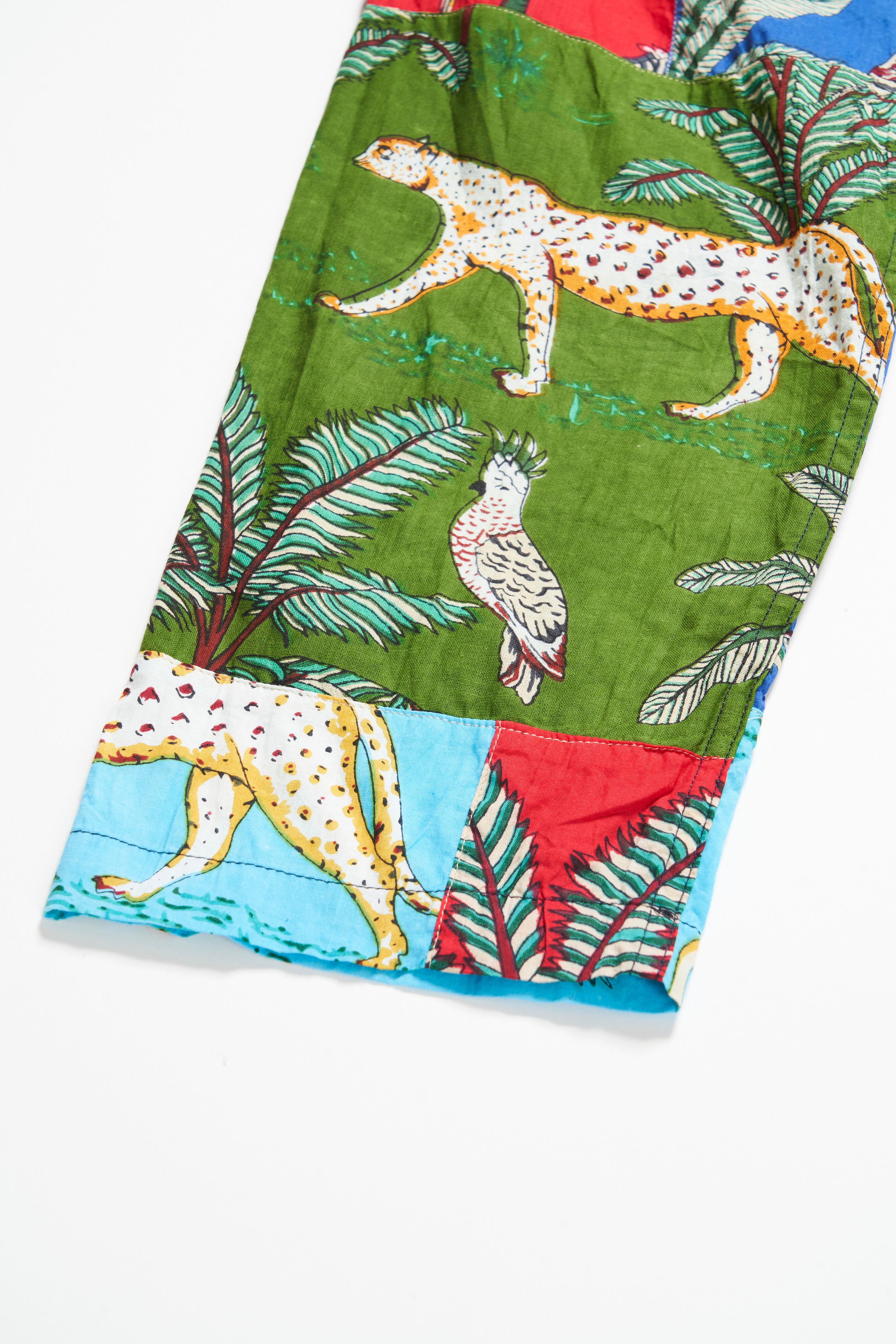 Dayton Shirt - Multi Color Animal Print Patchwork