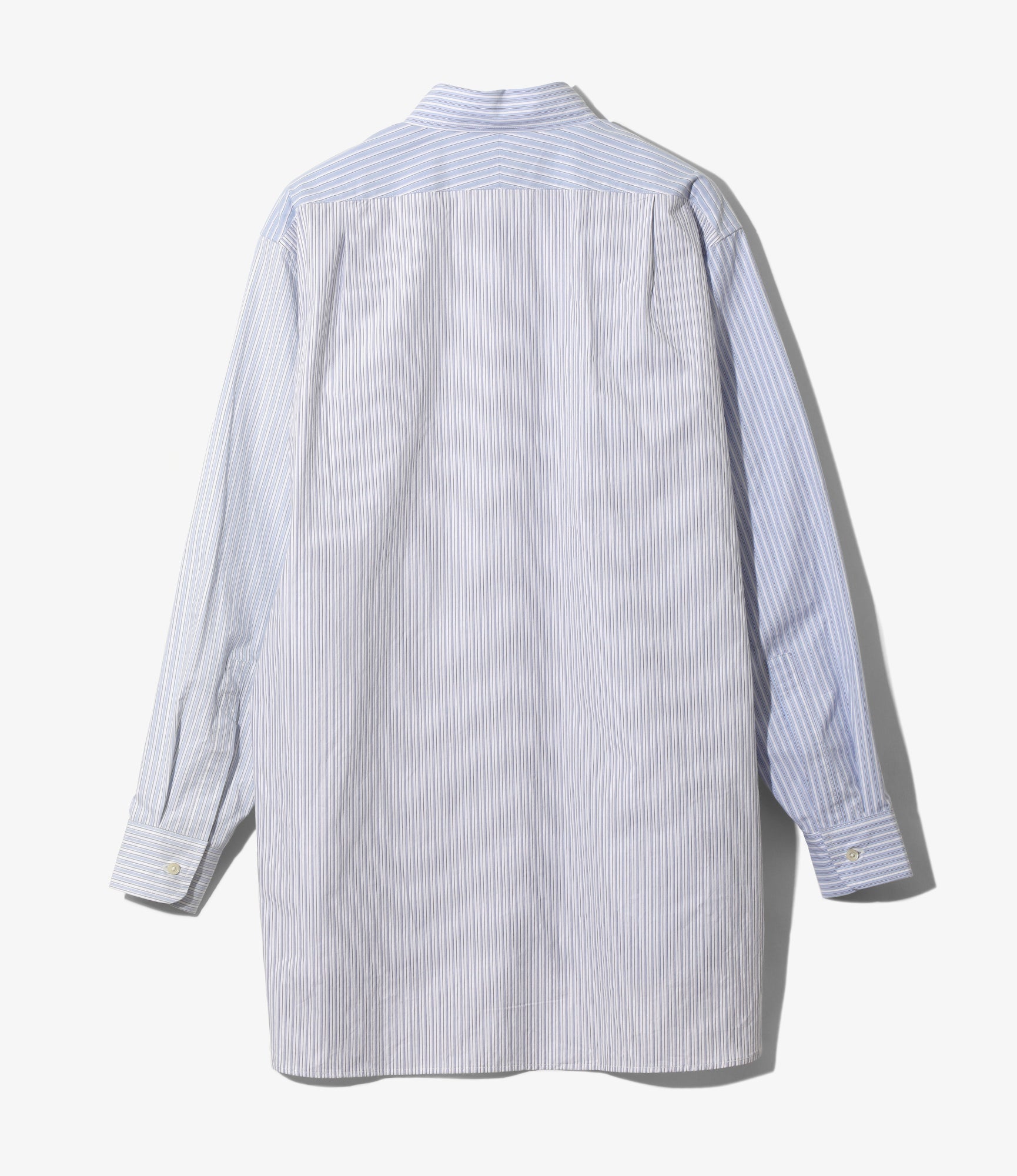 Combo Tab Collar Shirt - Combo - Cotton Typewriter Stripe