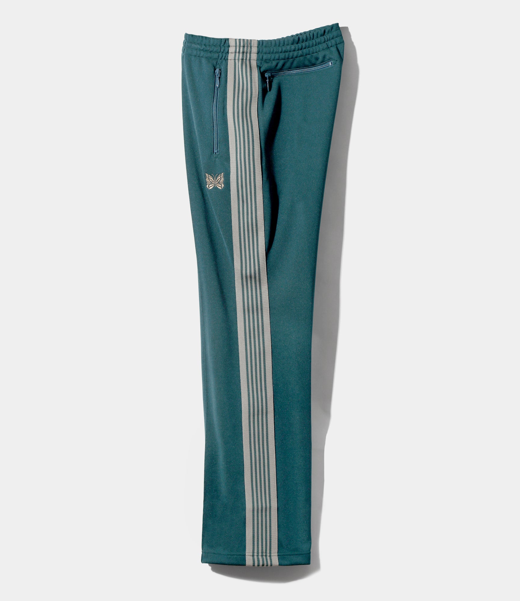 Boot-Cut Track Pant - Green - Poly Smooth