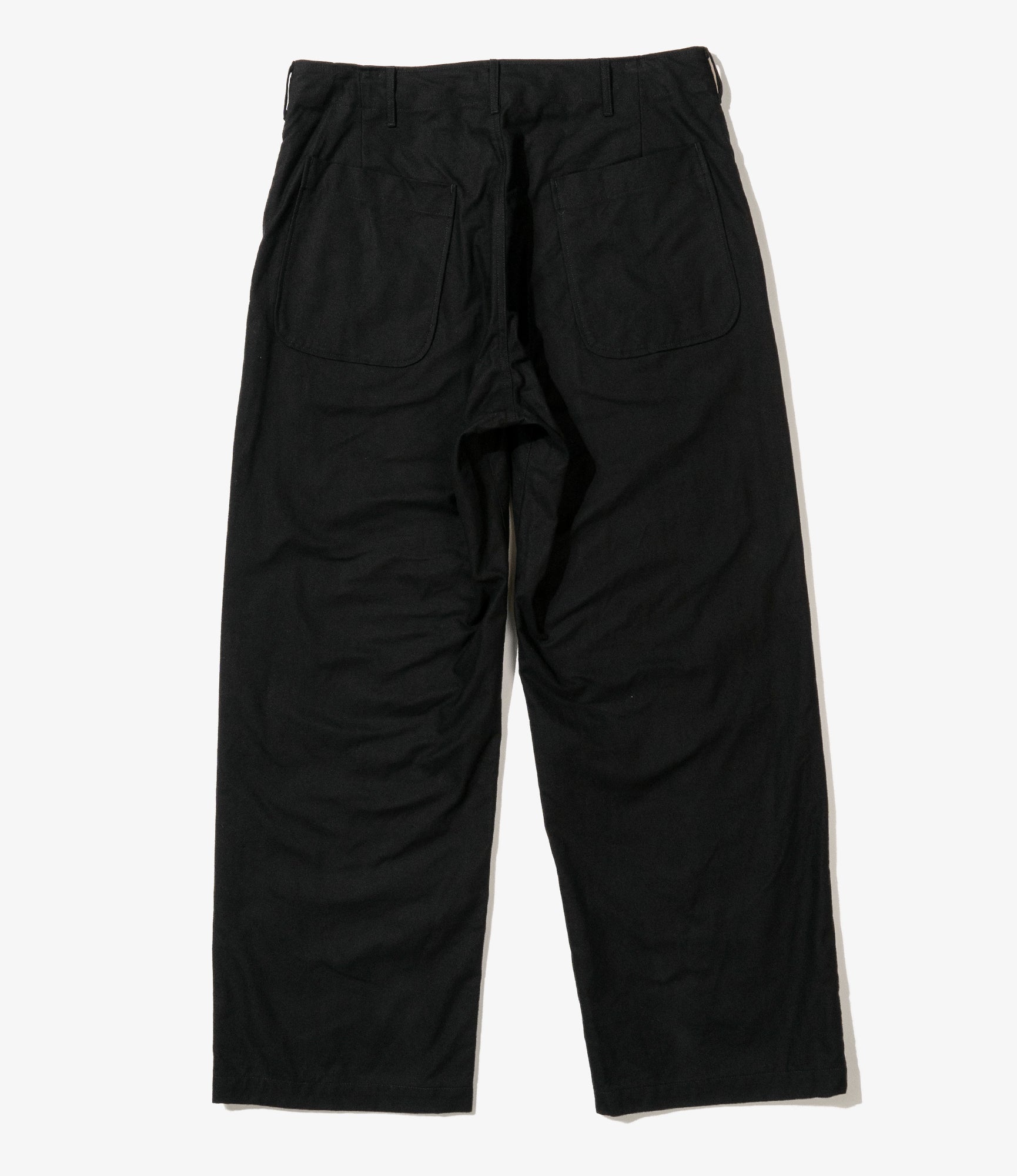 Sailor Pant - Black Cotton Brushed HB