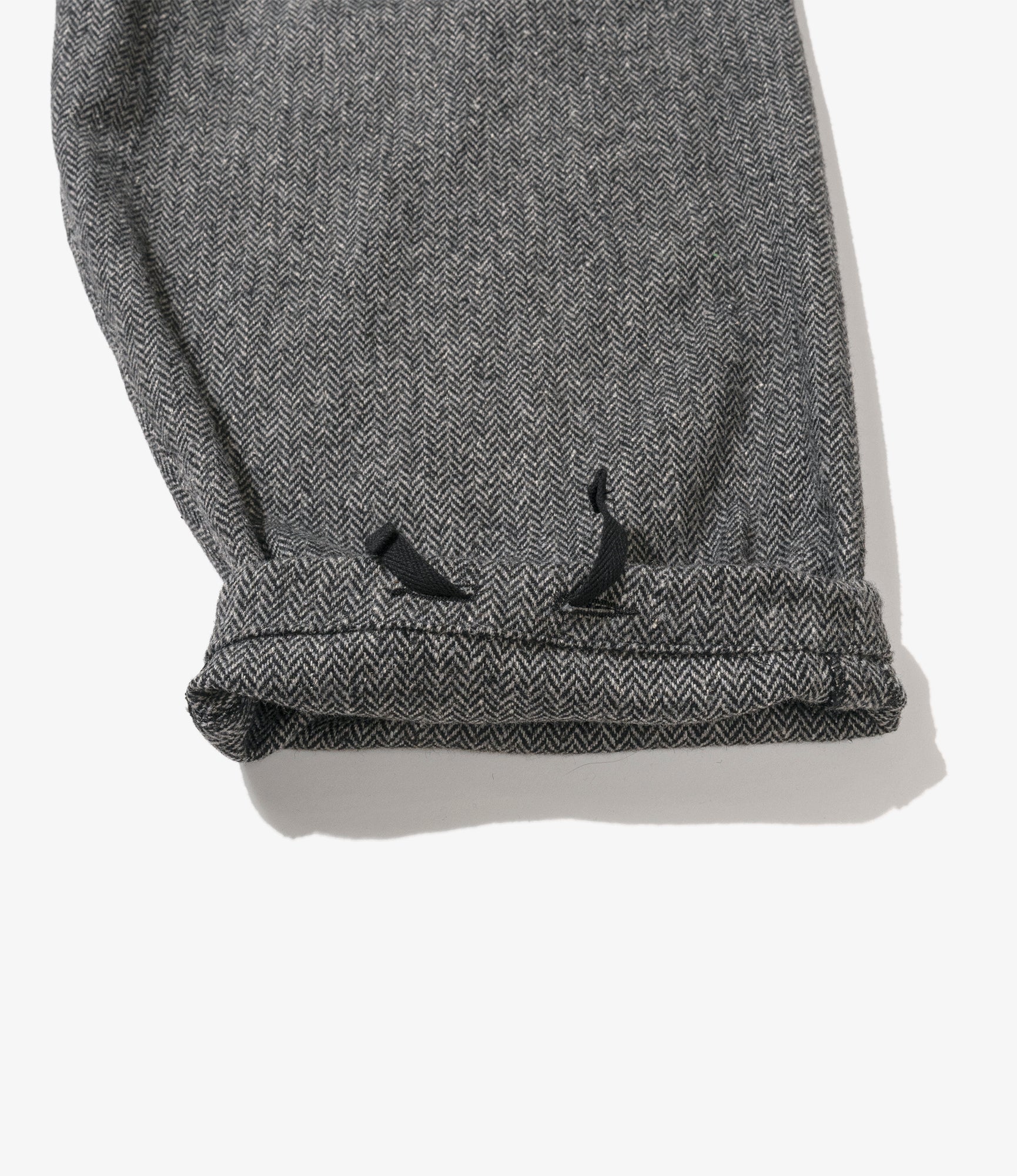 Sarrouel Pant - Grey Poly Wool Herringbone