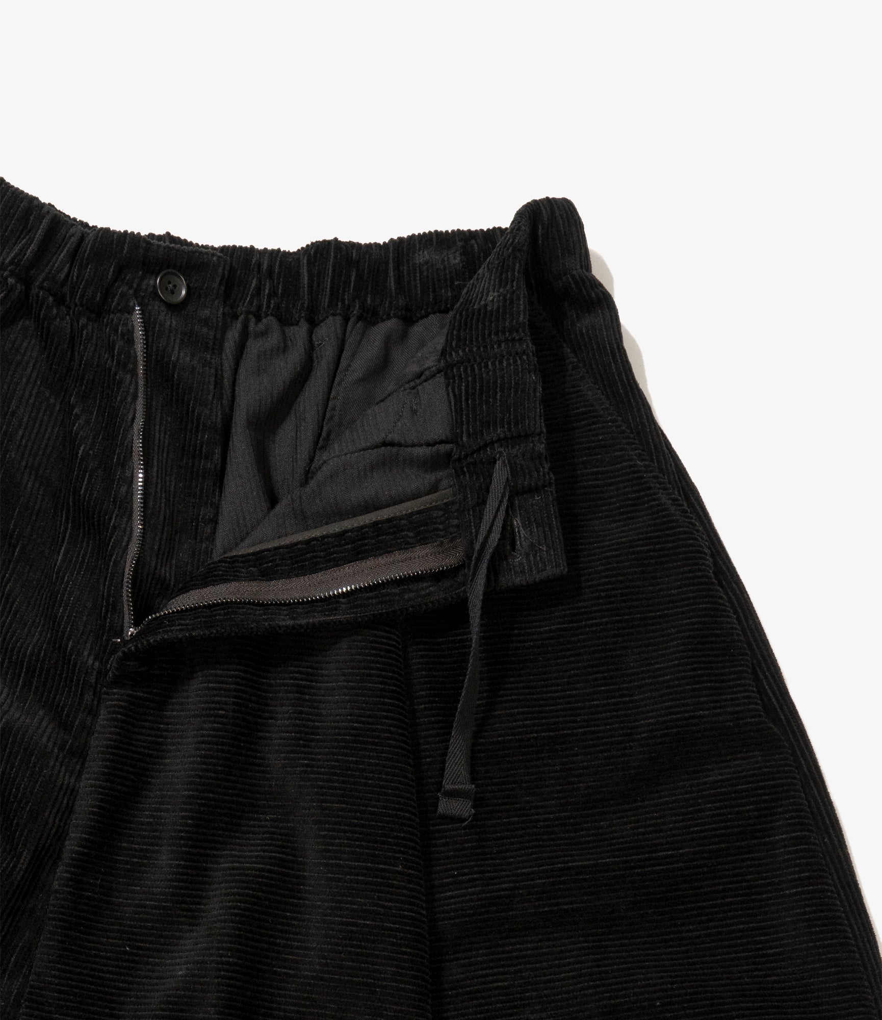 Sarrouel Pant - Black Cotton 8W Corduroy