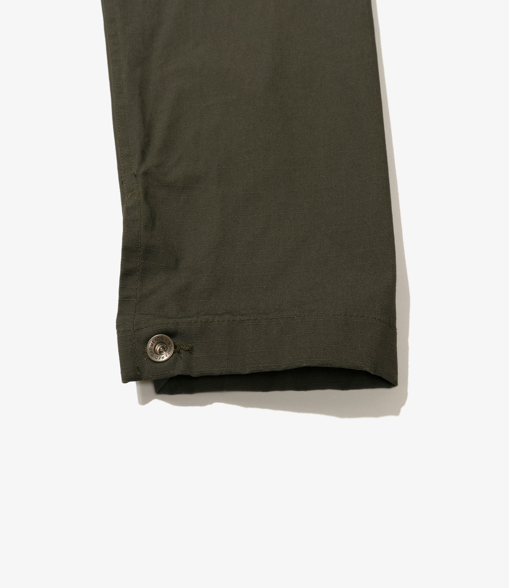 Shop Coat - Olive Heavyweight Cotton Ripstop