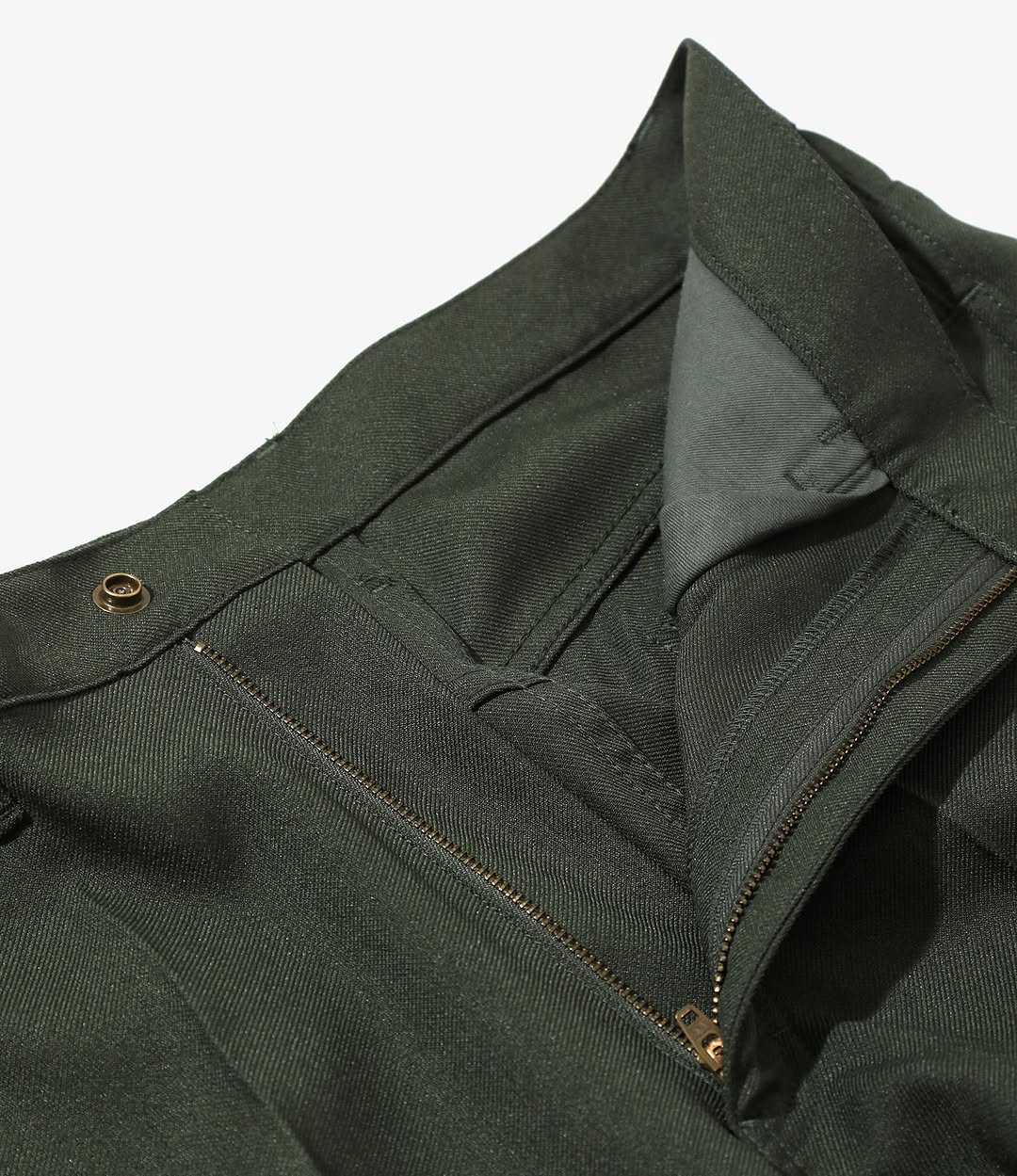 Boot-Cut Jean - Green - Poly Twill
