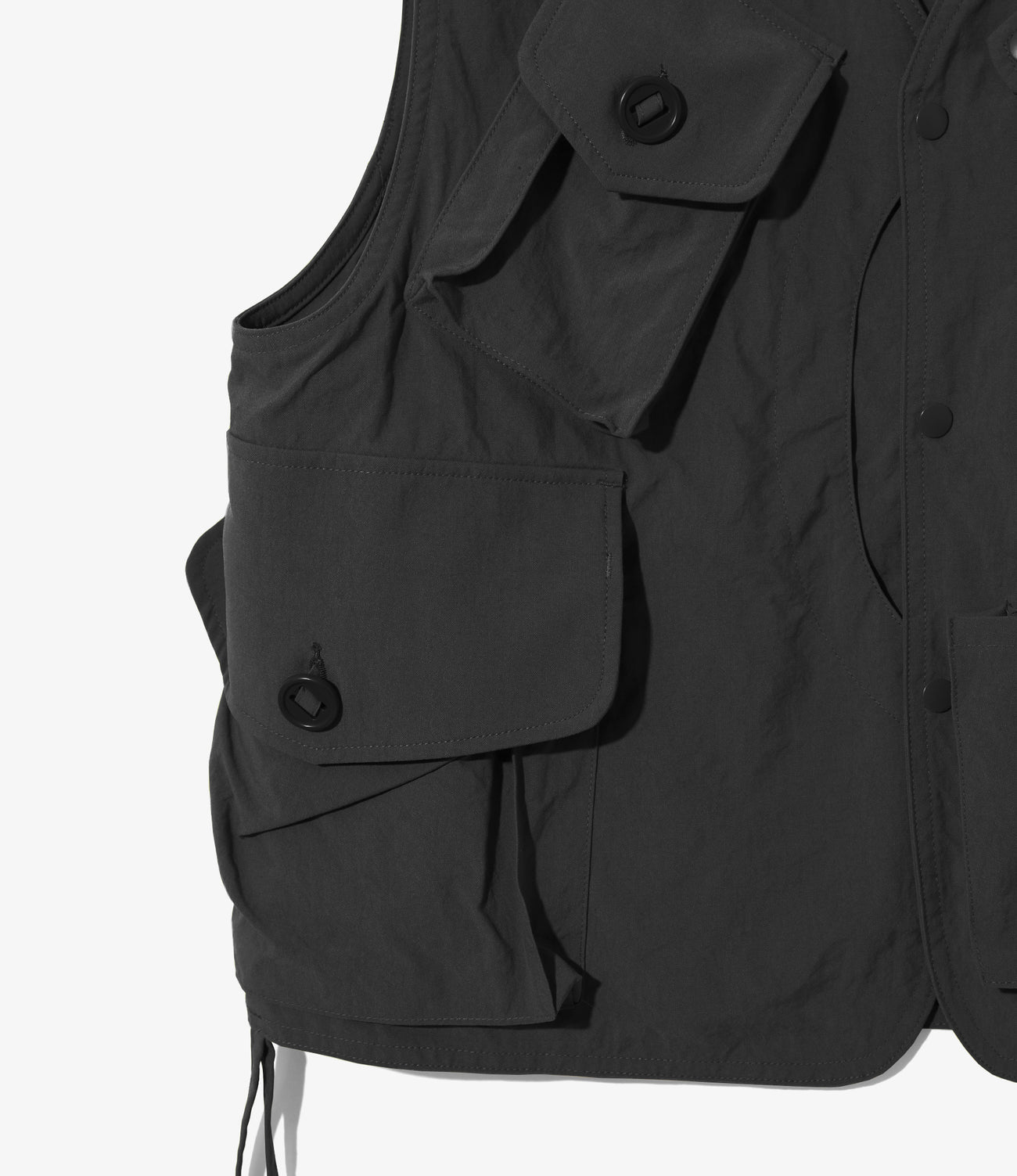 Tenkara Vest - Black - Nylon Oxford